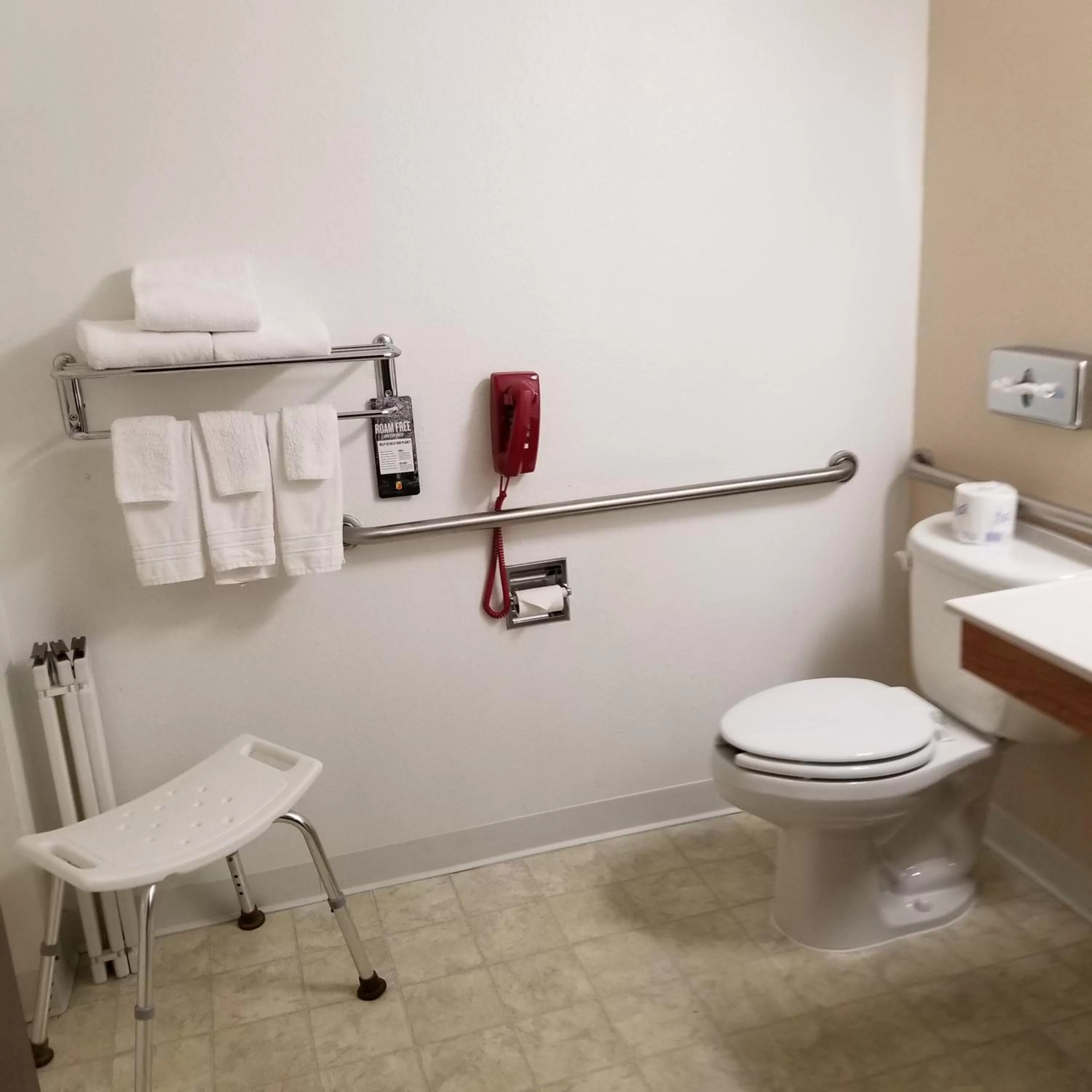 Bathroom in Super 8 by Wyndham Cobleskill NY