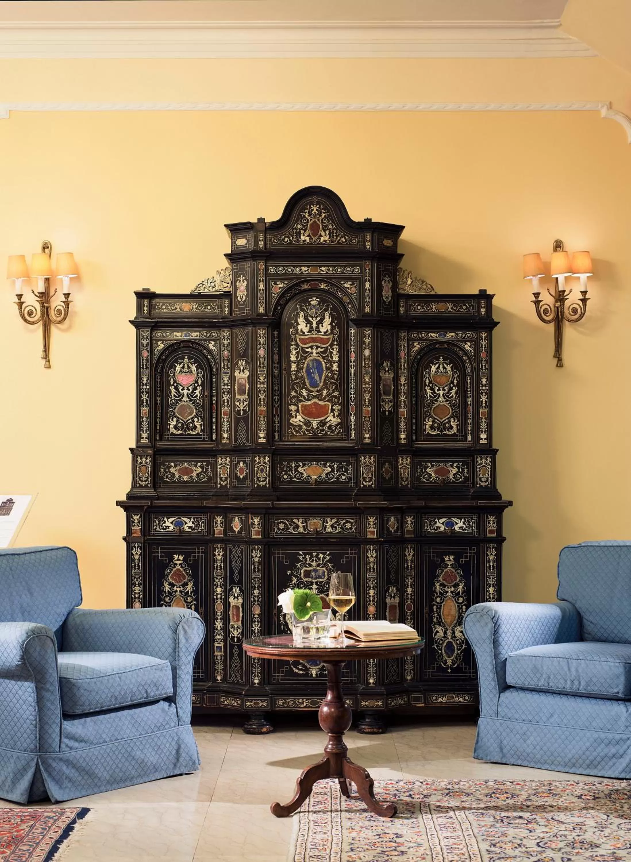 Seating area in Hotel Napoleon