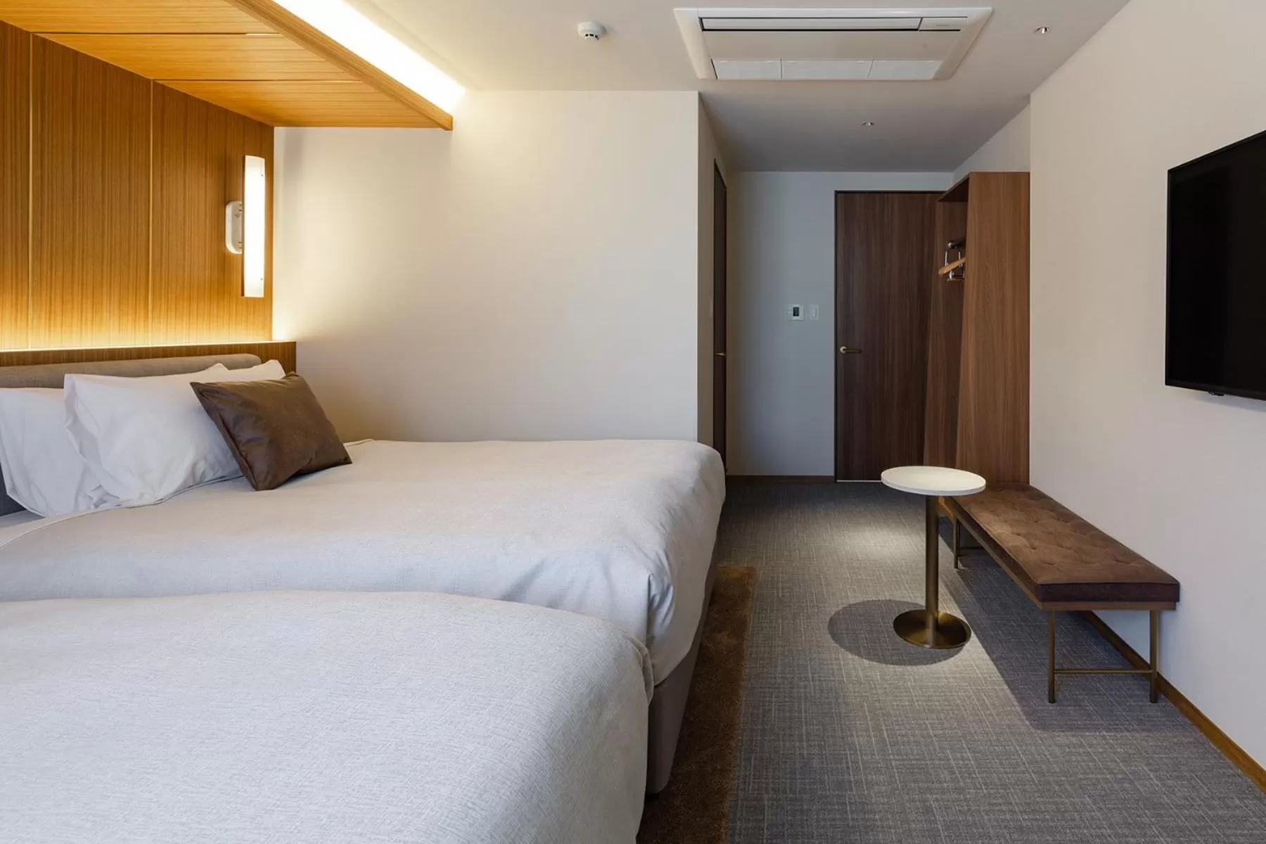 Photo of the whole room, Bed in The OneFive Terrace Fukuoka