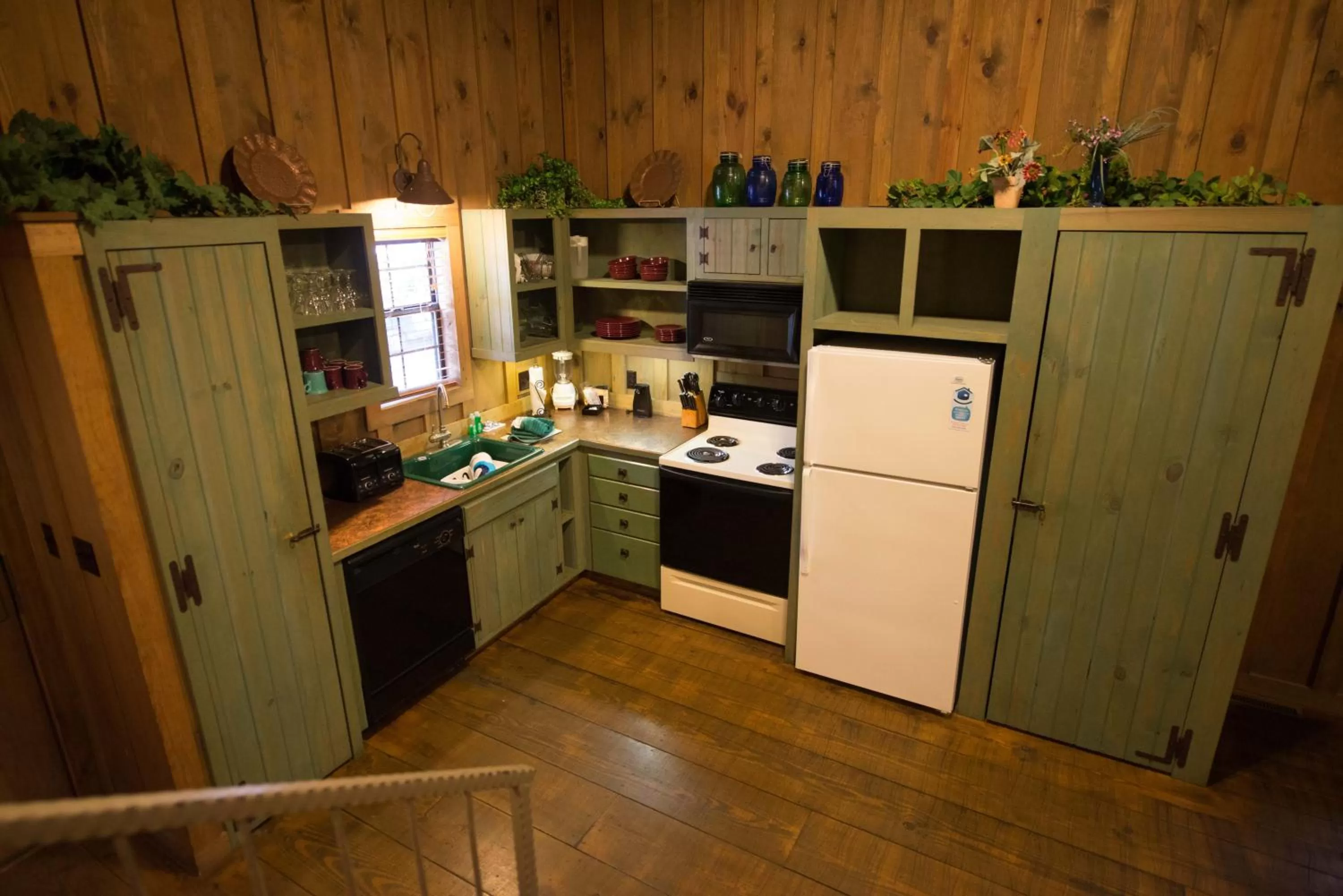 Kitchen or kitchenette in Cabins at Green Mountain, Trademark Collection by Wyndham