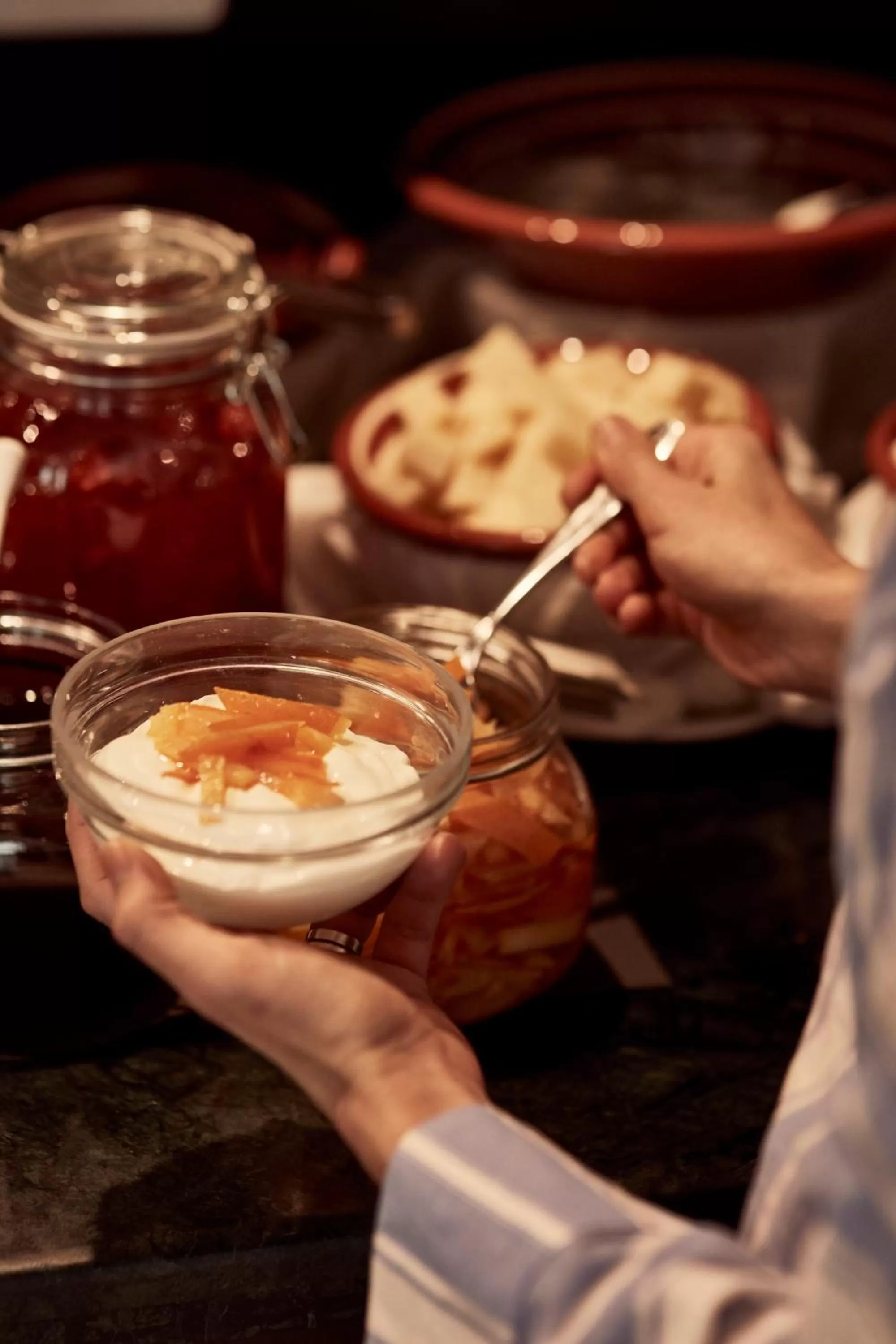 Buffet breakfast in Acropolis Hill Hotel