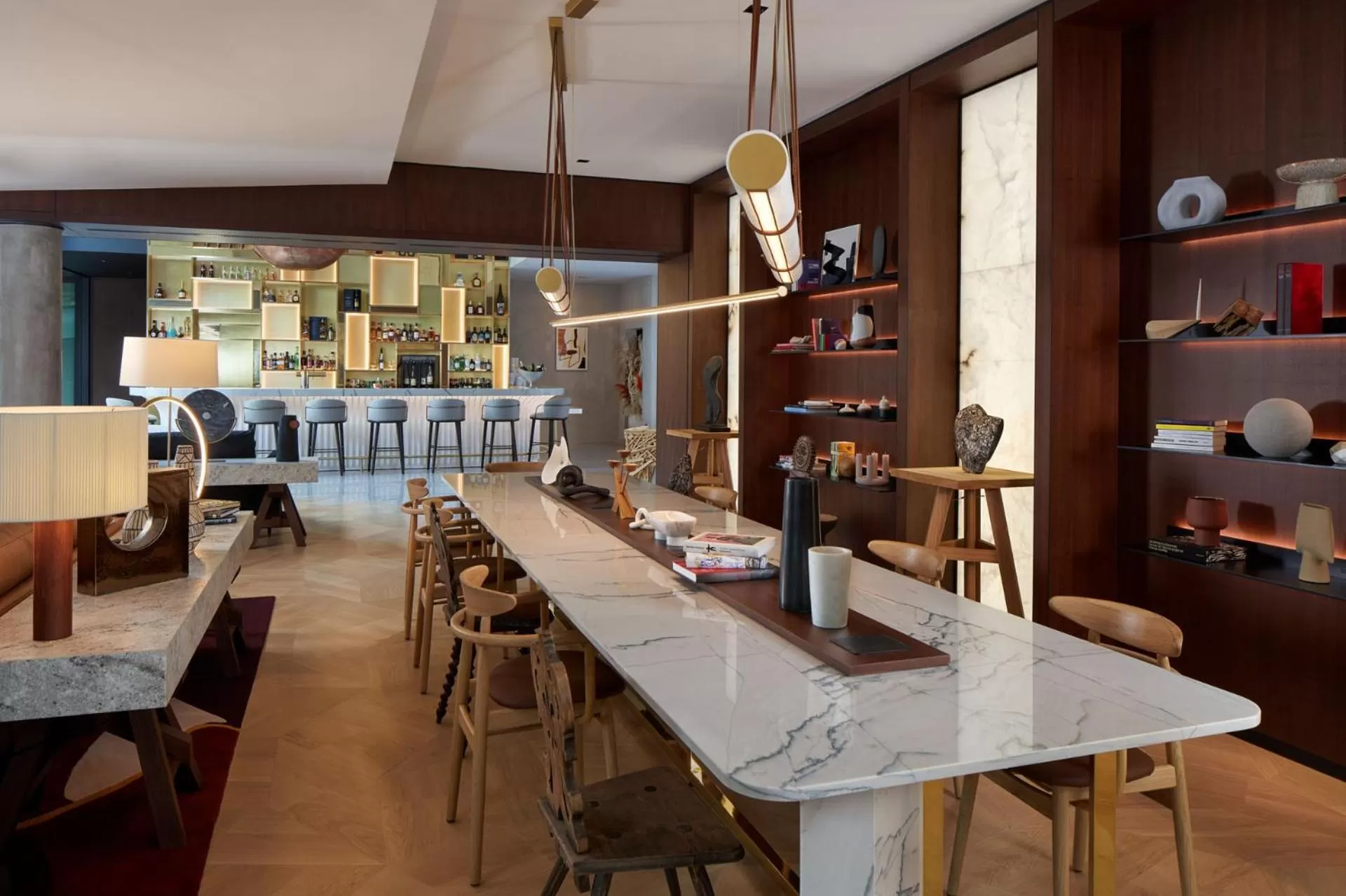 Lounge or bar in L'Esquisse Hotel & Spa Colmar - MGallery Collection