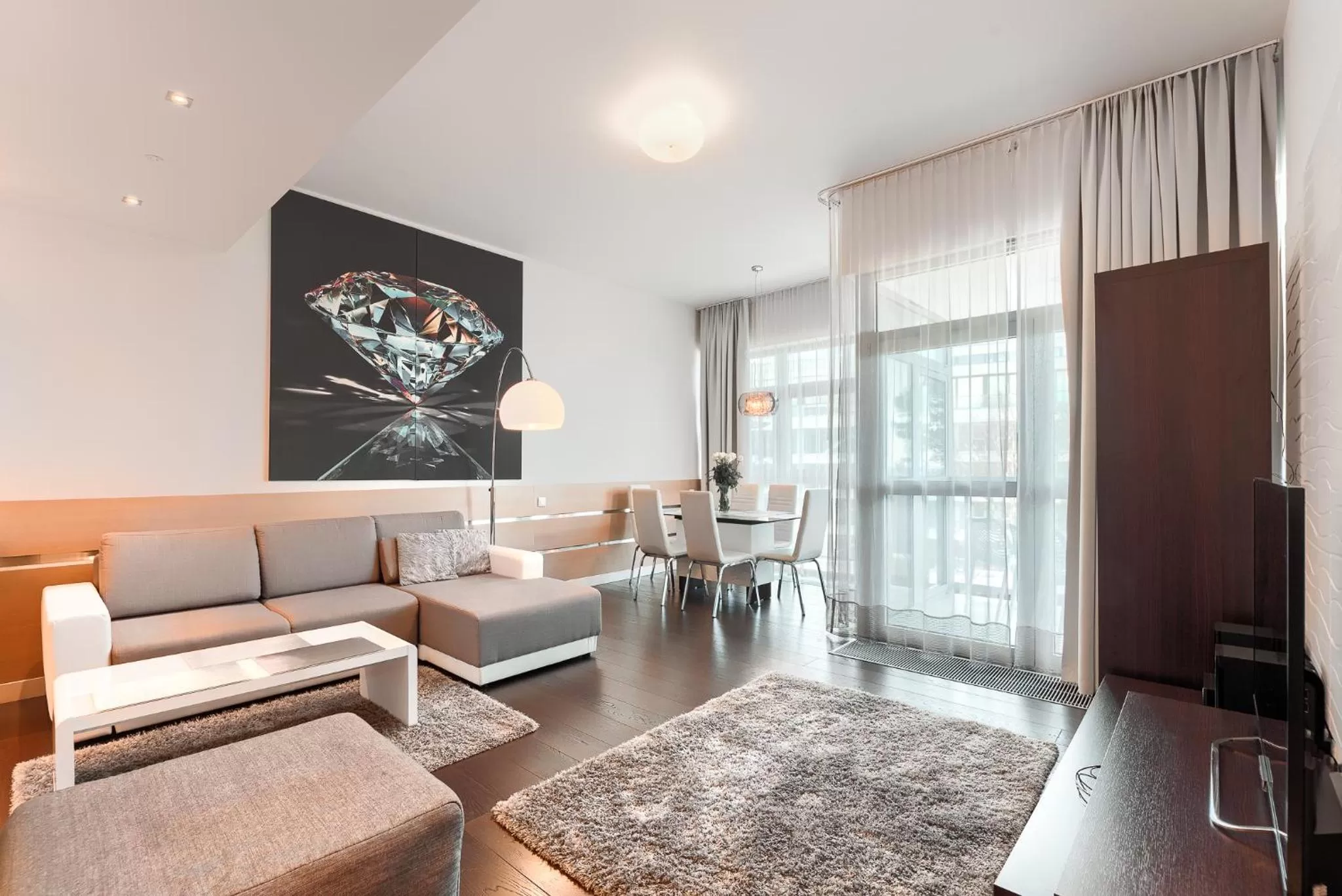 TV and multimedia, Seating Area in Dune Resort Mielno - A