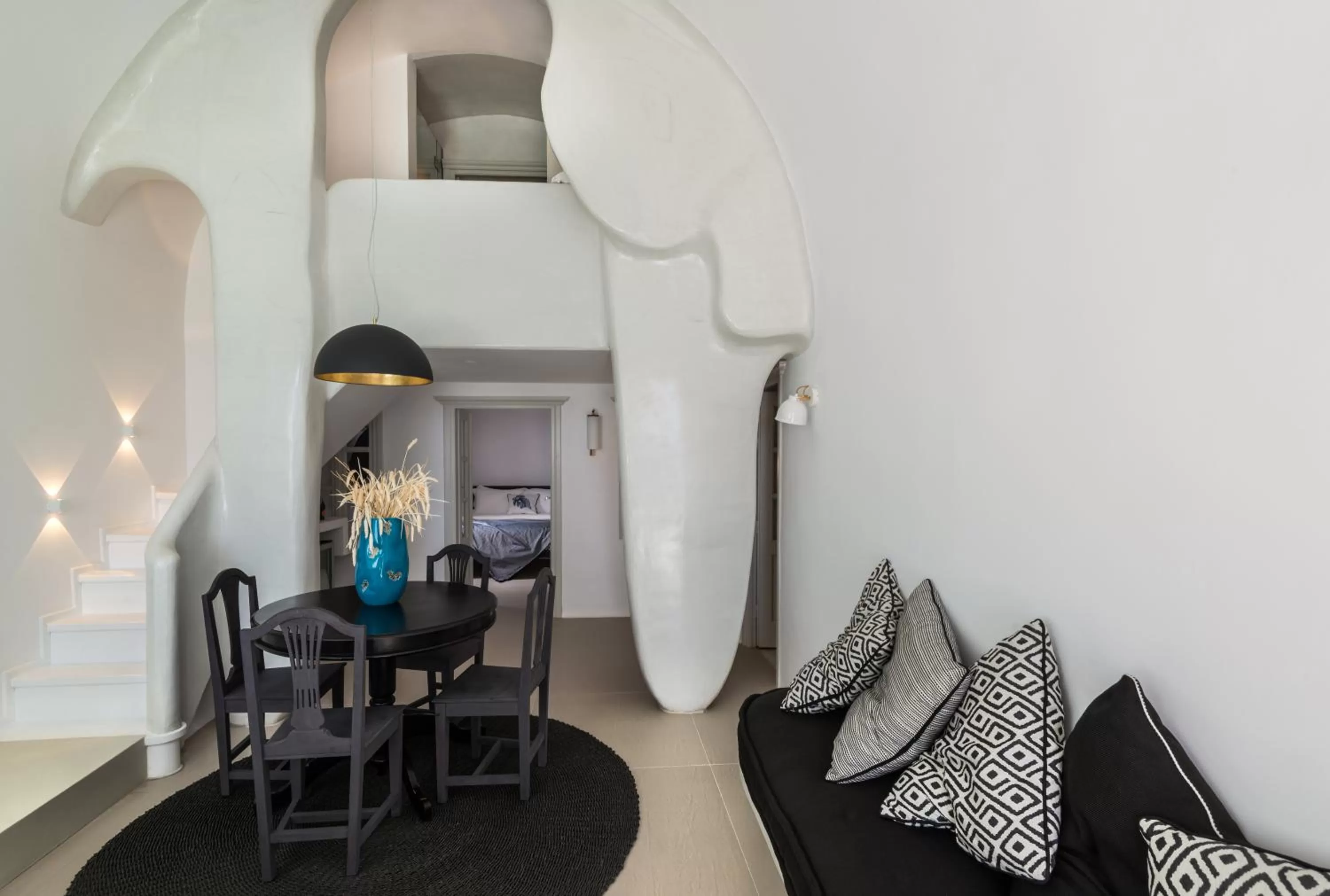 Living room in Nefeles Luxury Suites