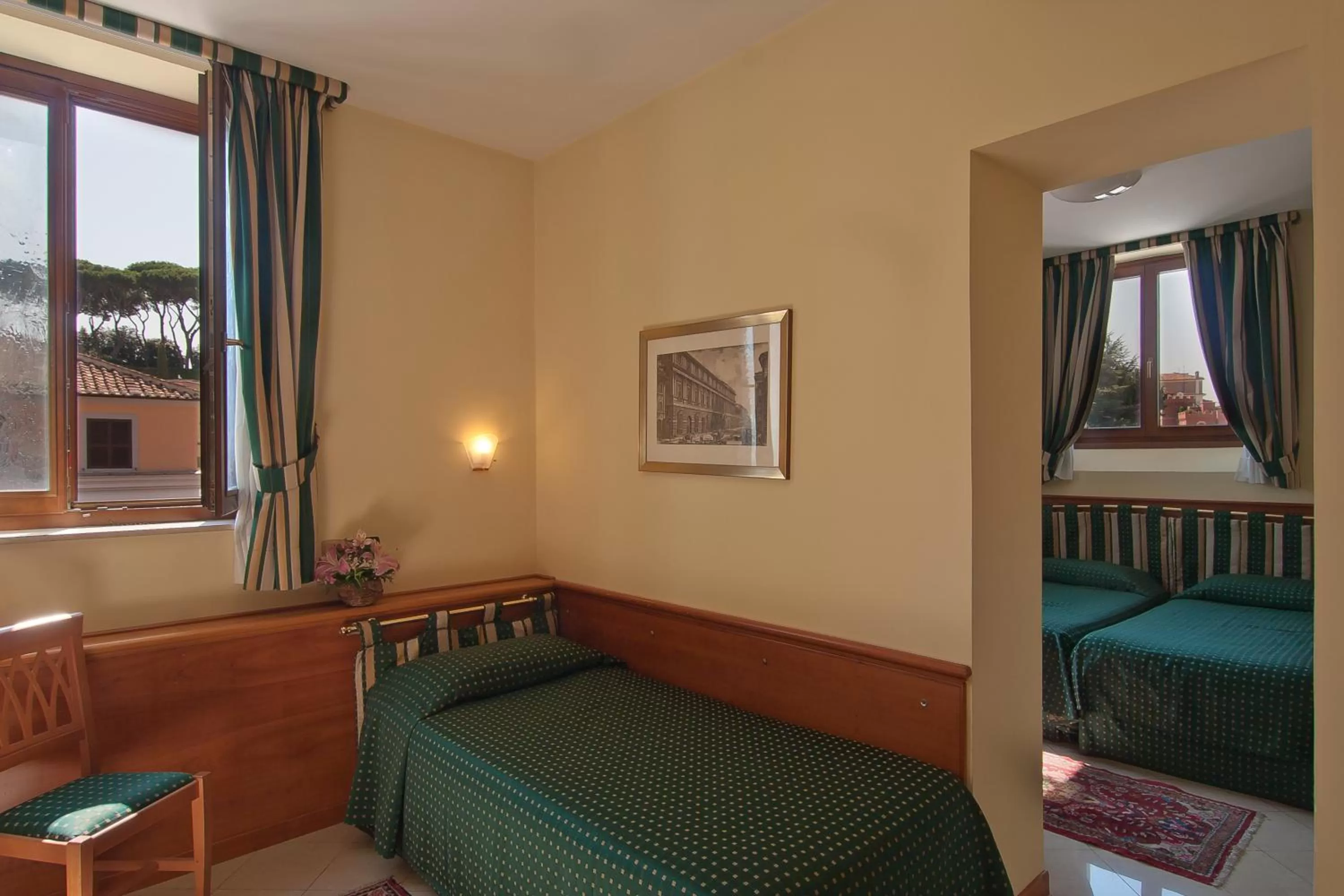 Photo of the whole room, Bed in Residenza Paolo VI