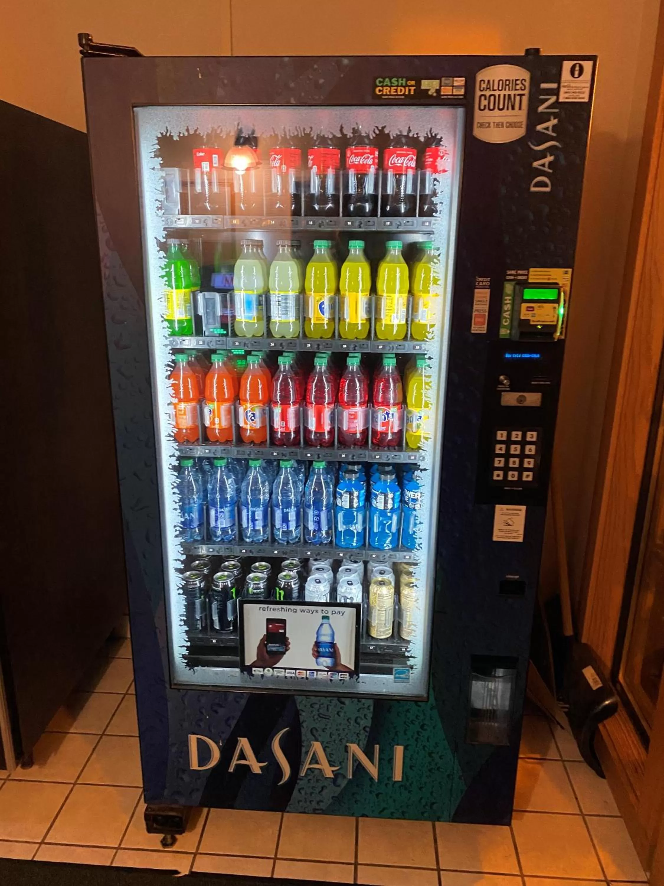 vending machine in Bison Plains Lodge