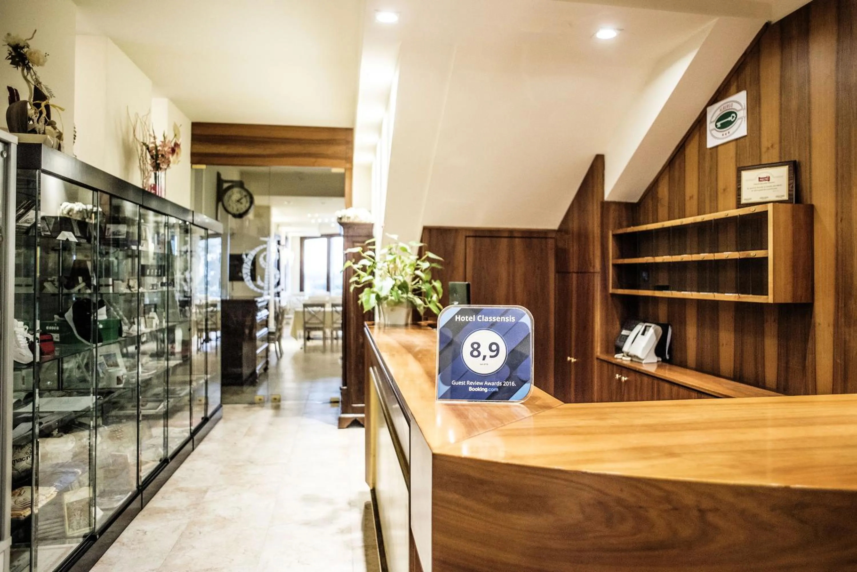 Lobby or reception in Hotel Classensis