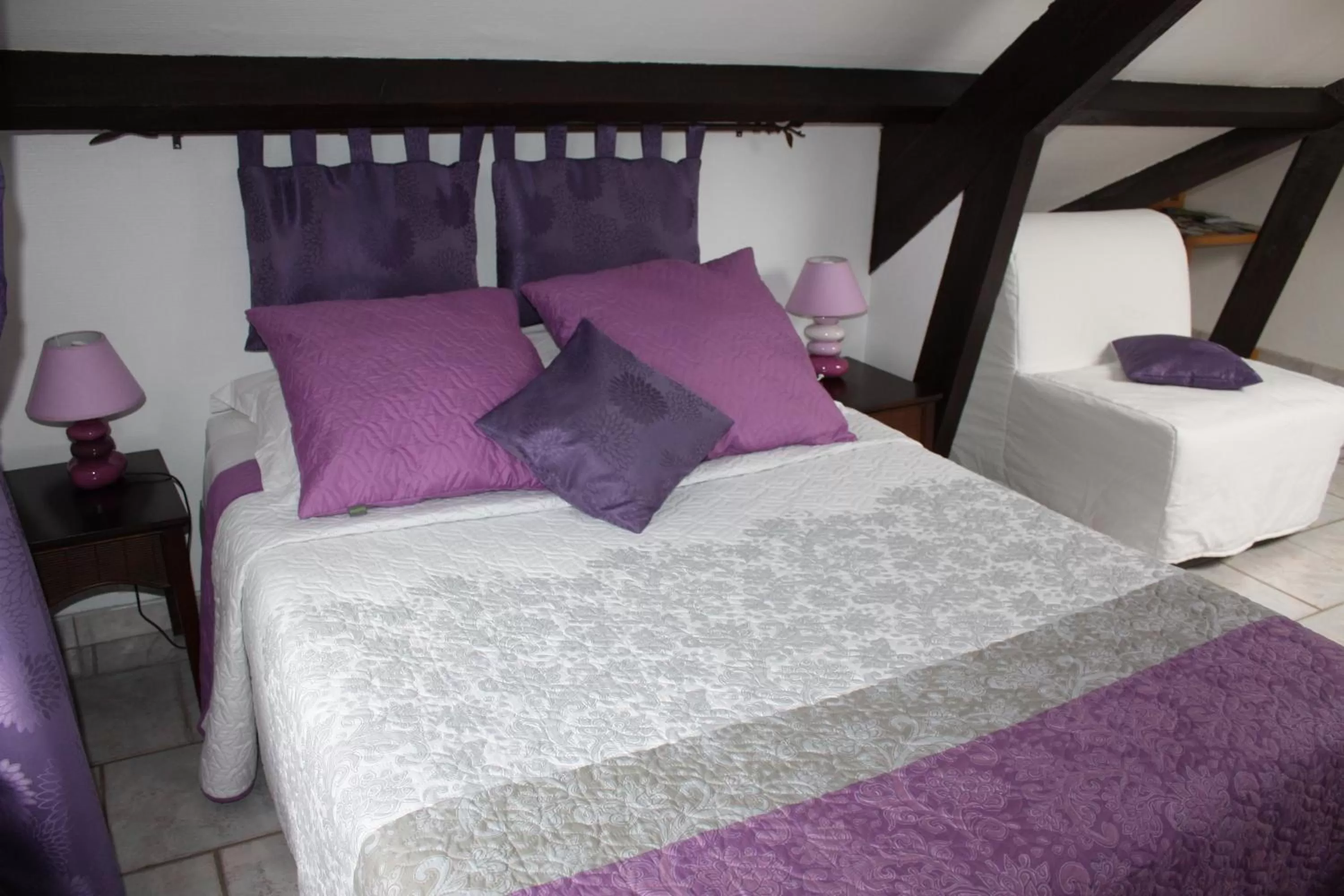 Bed in La Rose des Vents