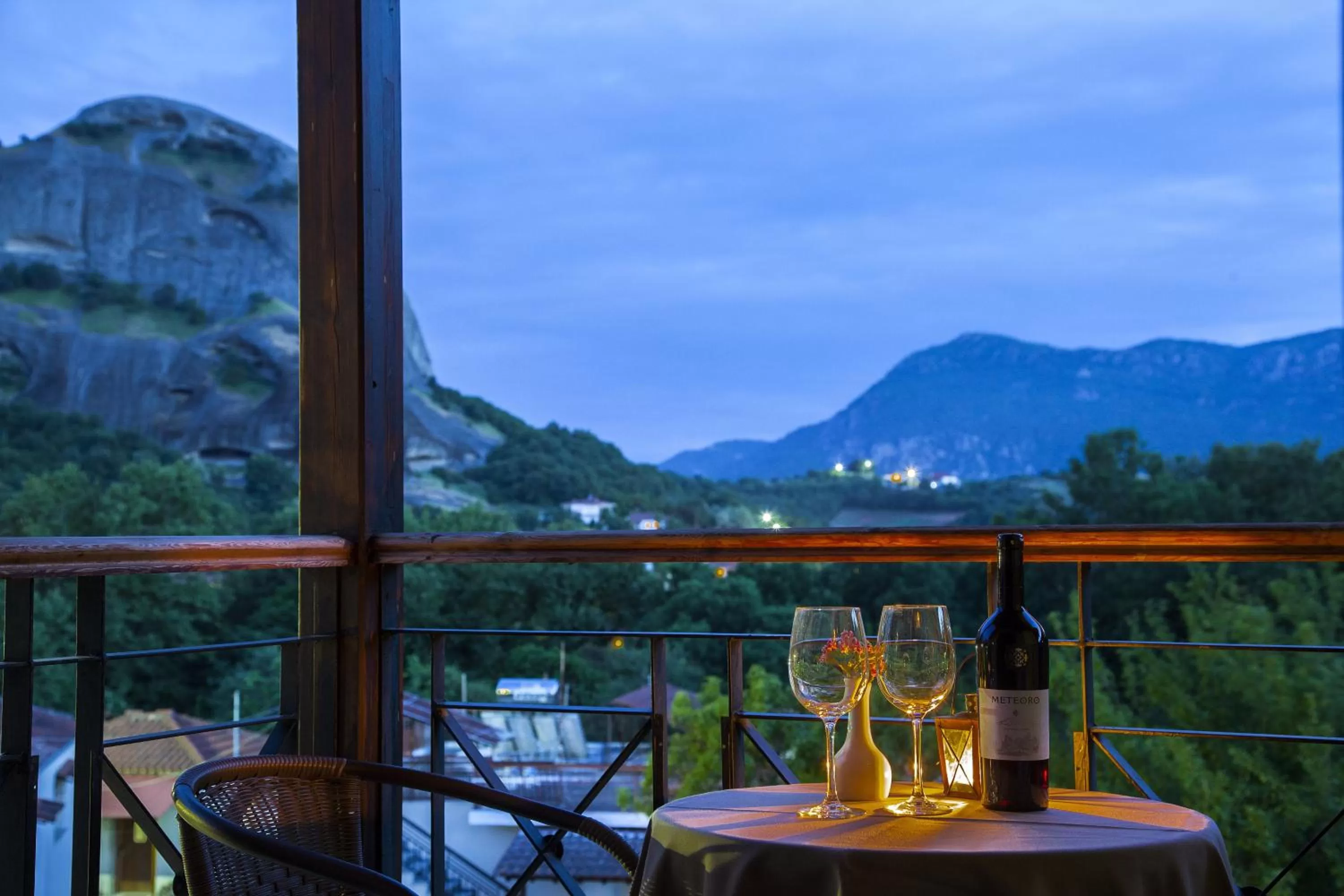 Mountain view in Hotel Meteoritis