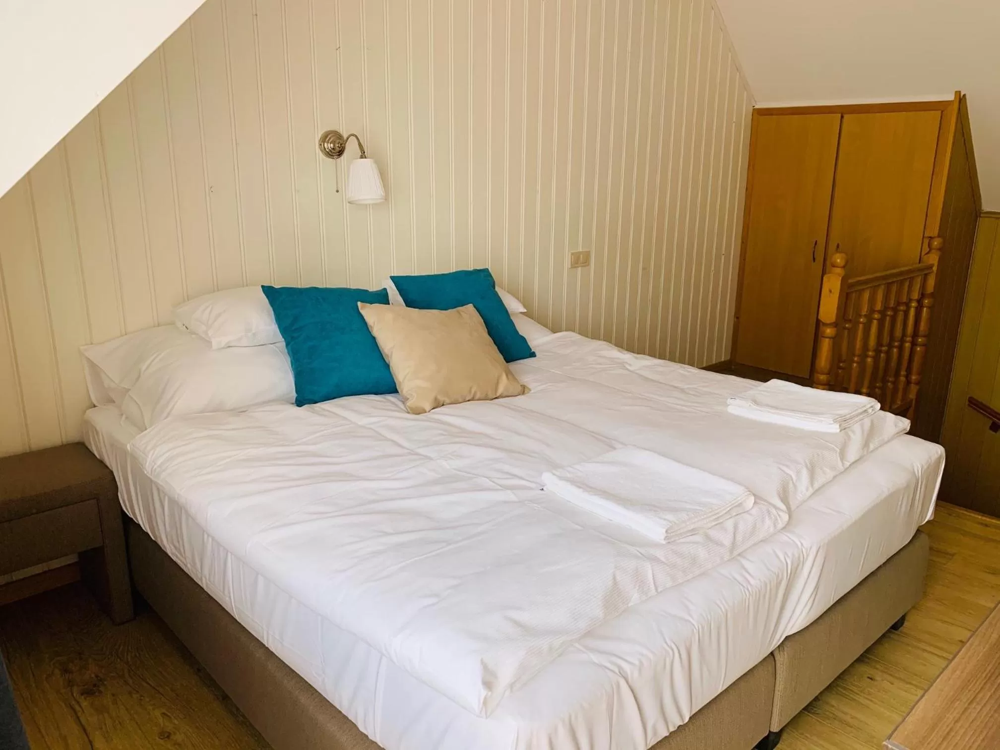 Bed in Egria Apartments