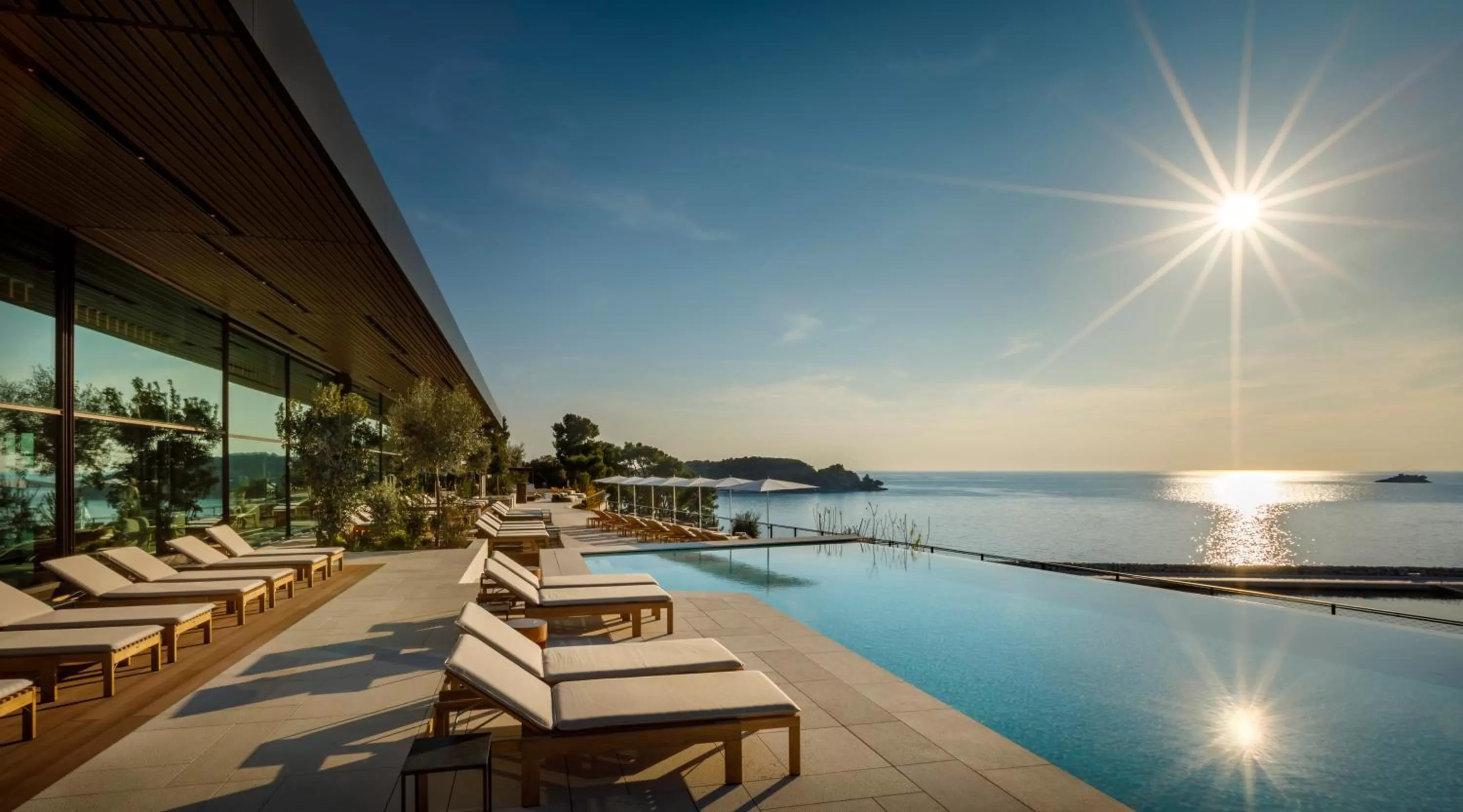 Swimming pool in Grand Park Hotel Rovinj by Maistra Collection