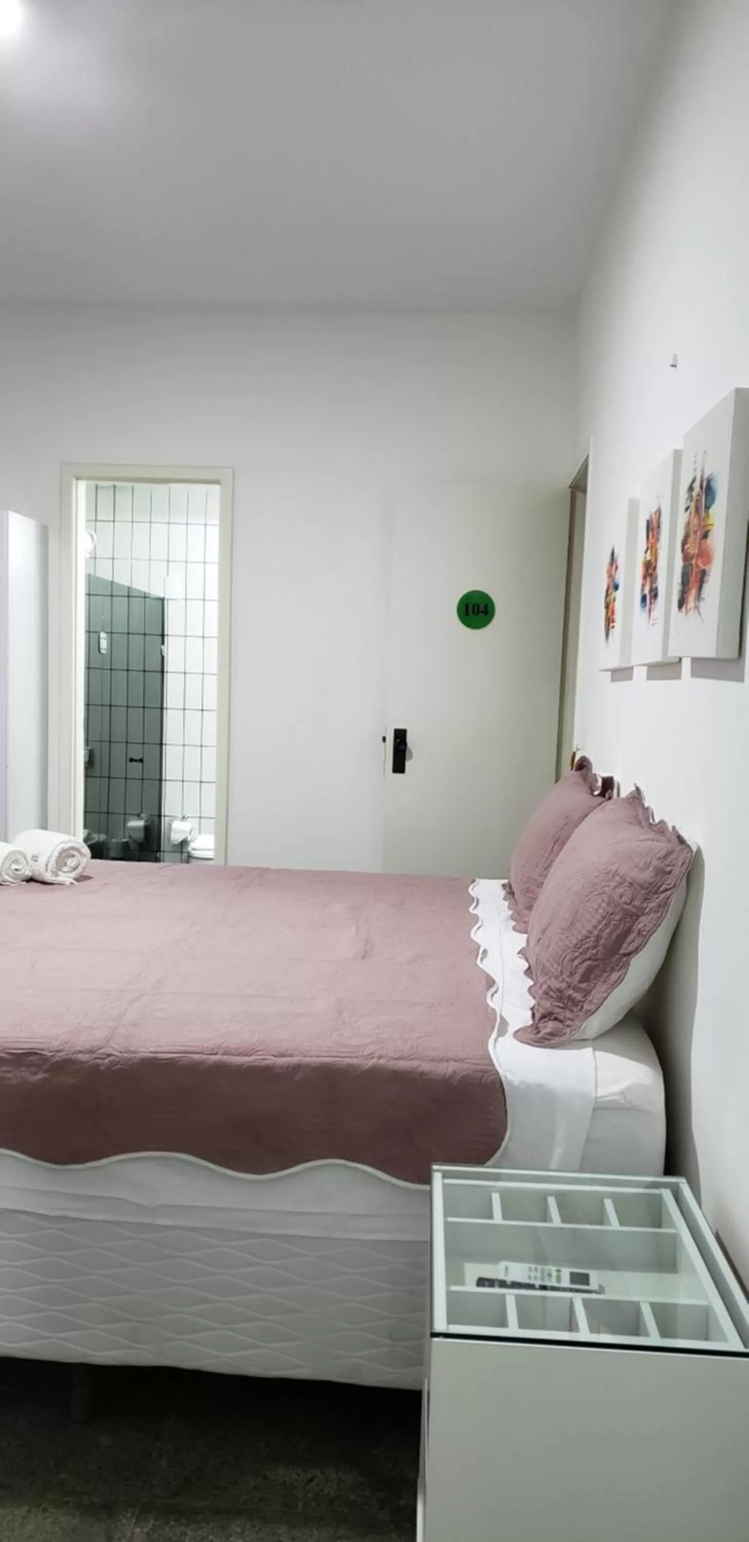 Bed in LIVE IN FORTALEZA HOTEL