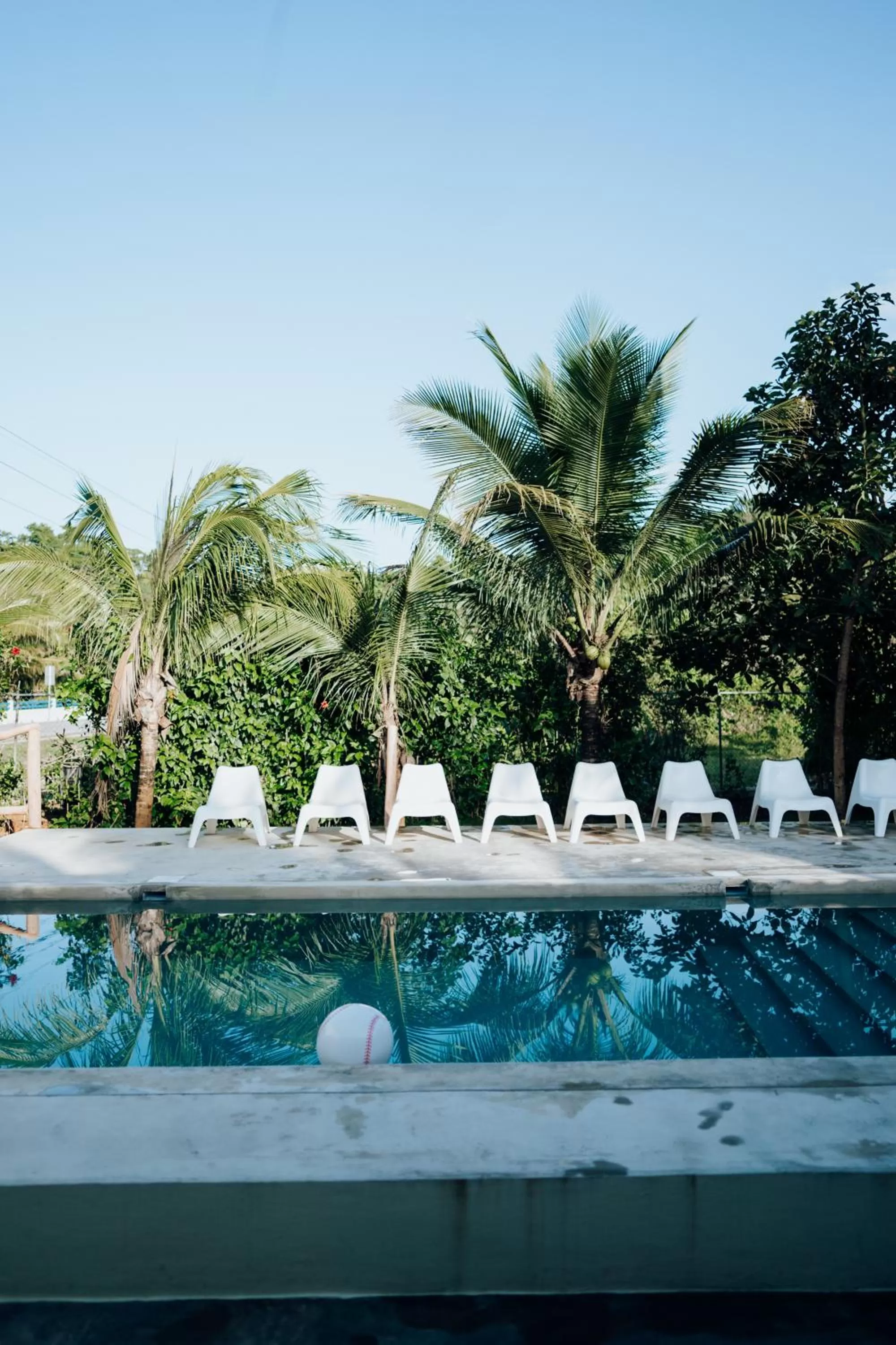 Pool view in Residencia El Balatà
