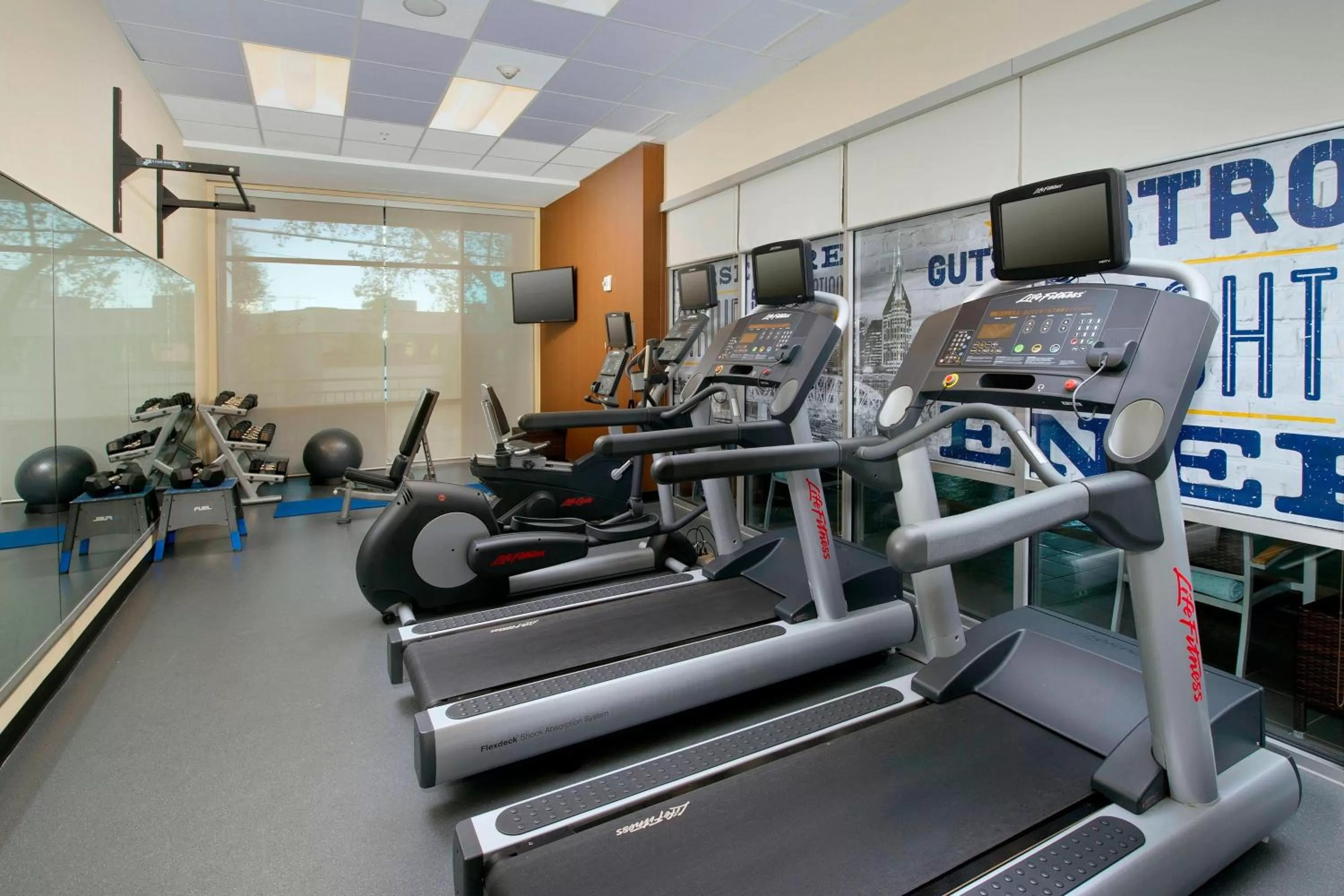 Fitness centre/facilities in Fairfield Inn and Suites by Marriott Nashville Downtown/The Gulch