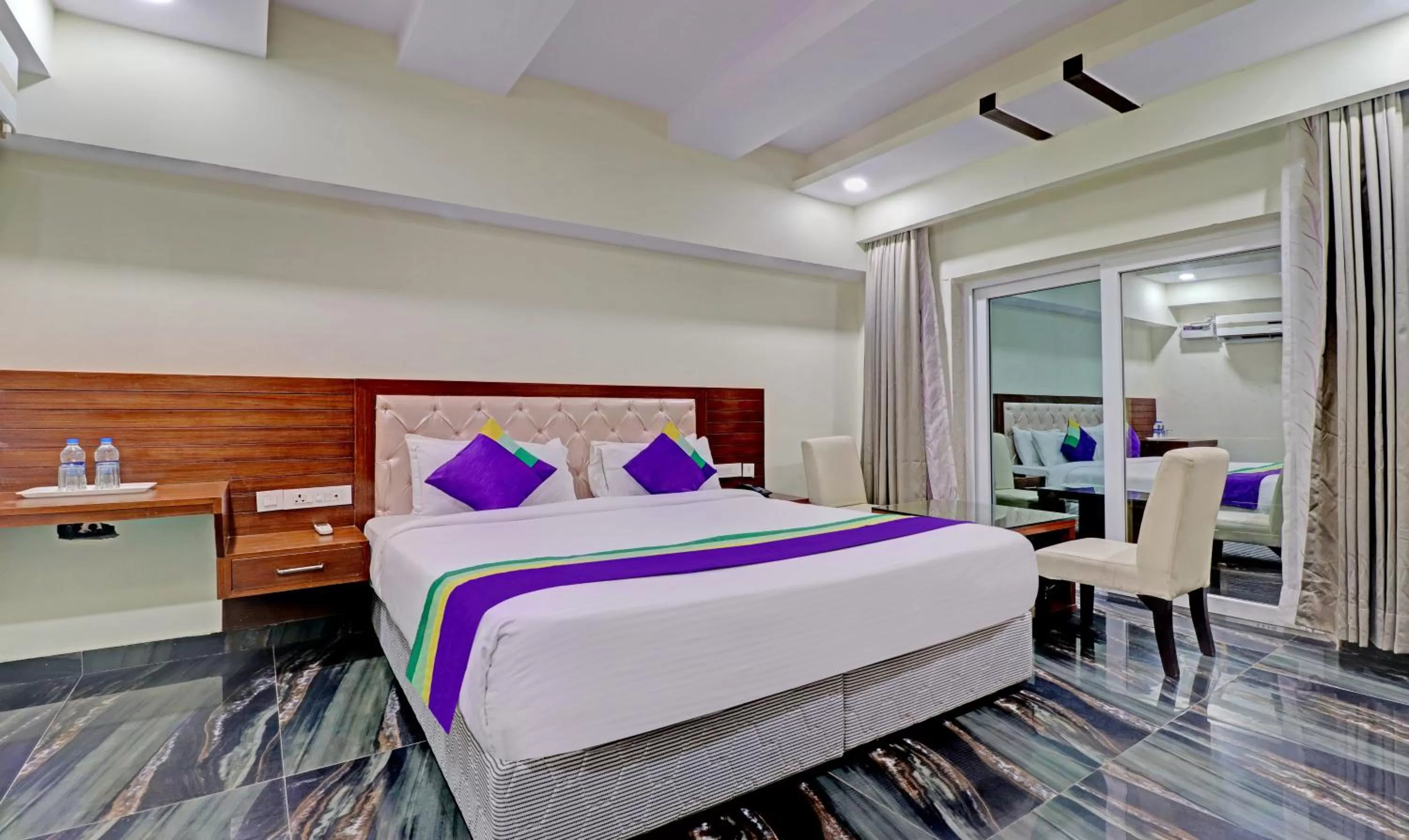 Bed in Treebo Premium Pearl Avenue Banquets And Lawn