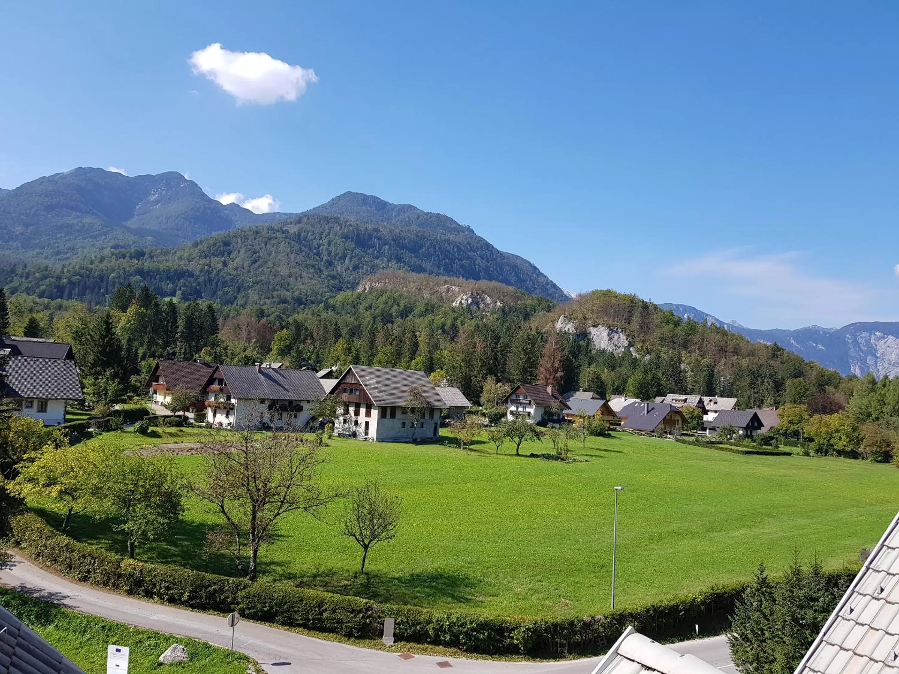 View (from property/room) in Hotel Gasperin Bohinj