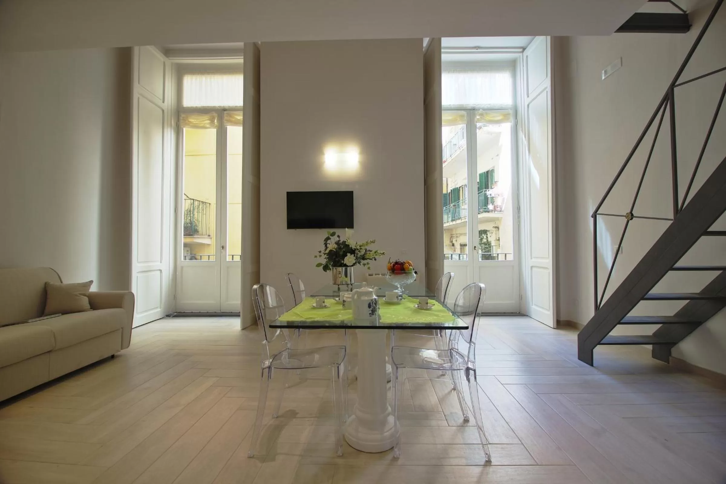 Living room in Palazzo d'Auria ApartHotel