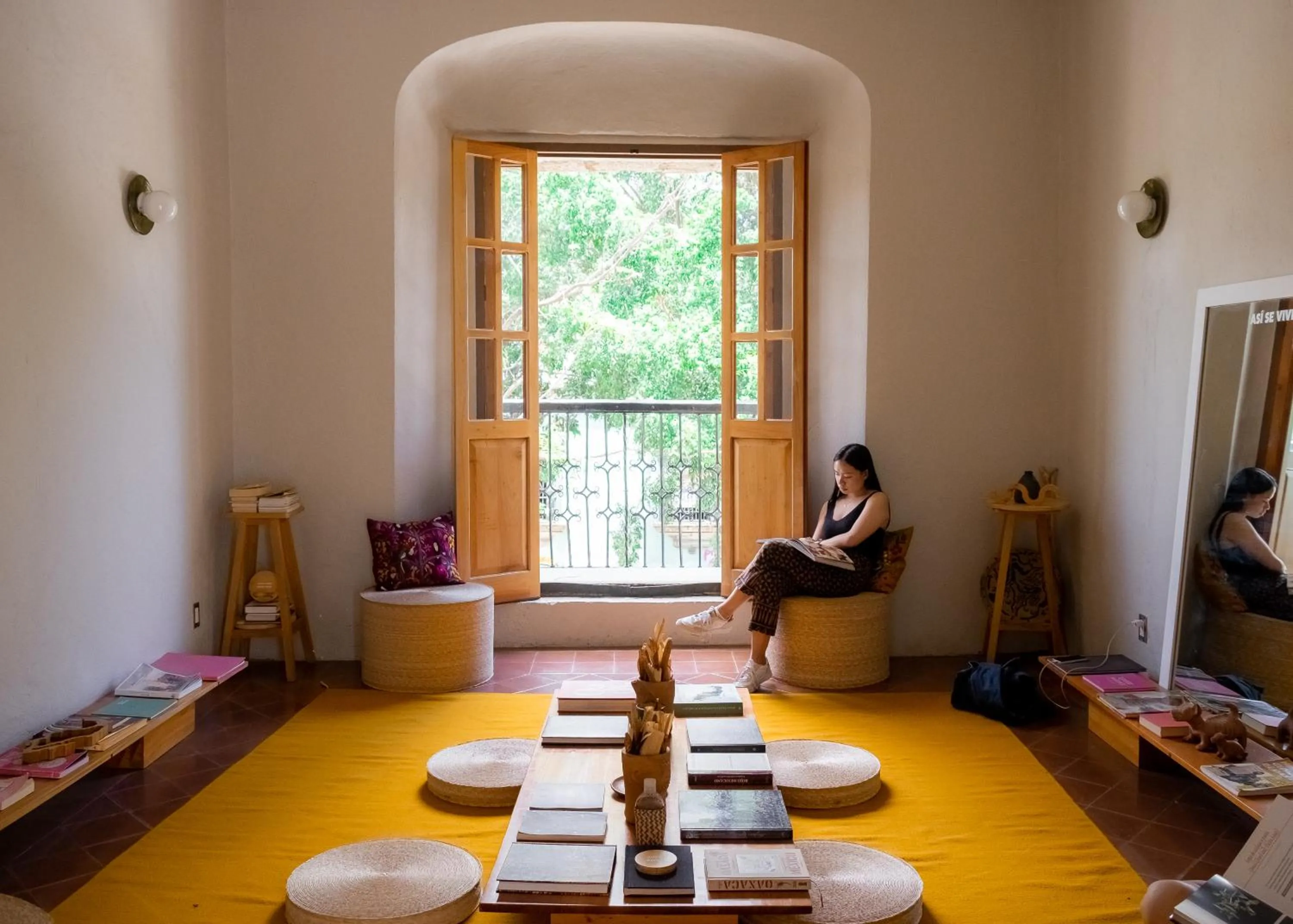 Seating area in Grana B&B