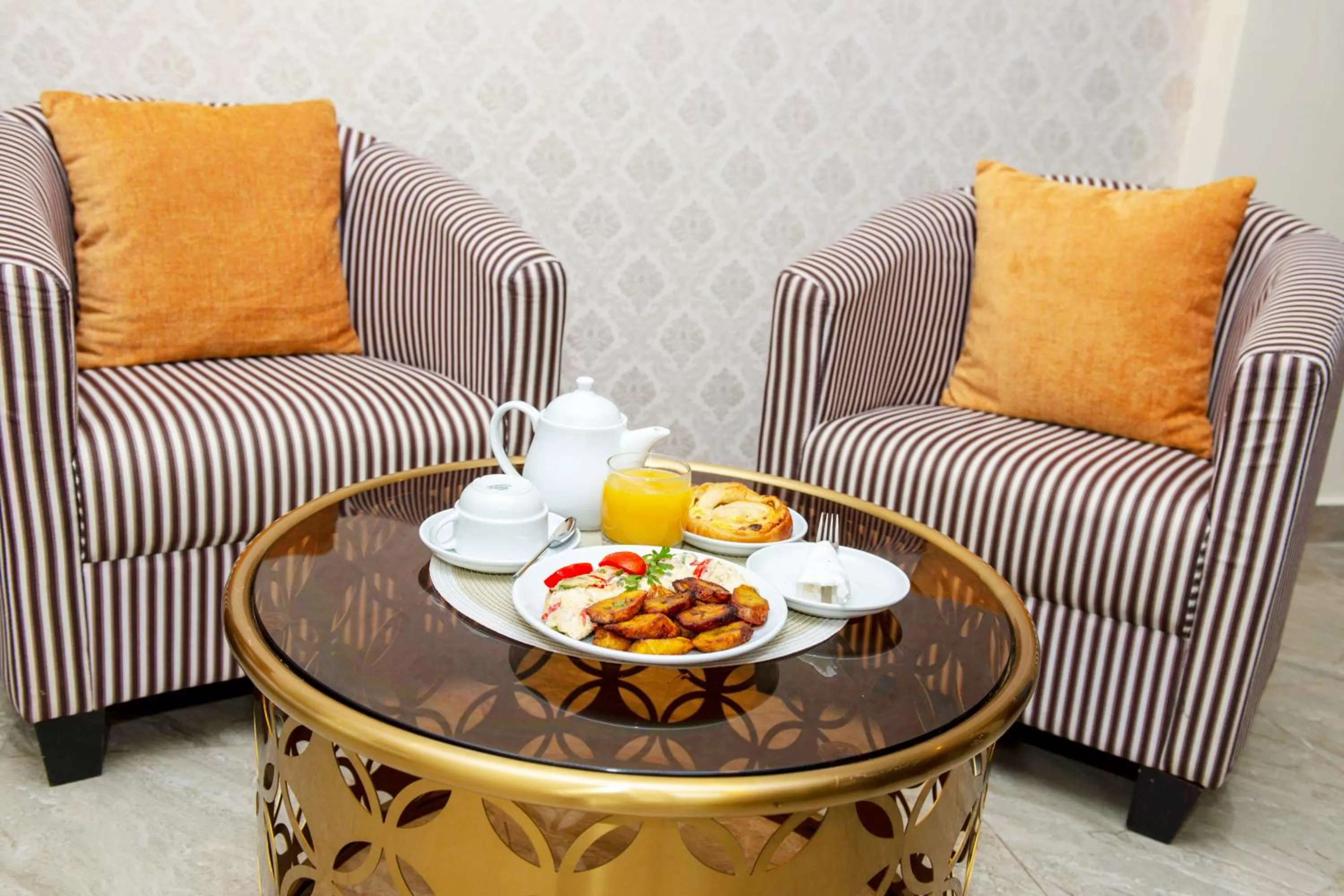 Continental breakfast in El Doria Hotel