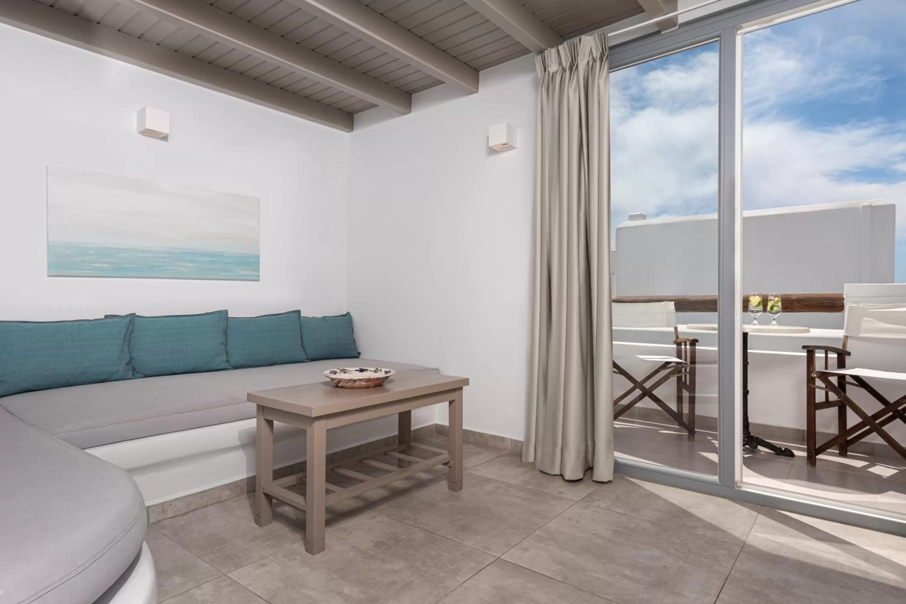 Seating area in Argo Boutique Hotel