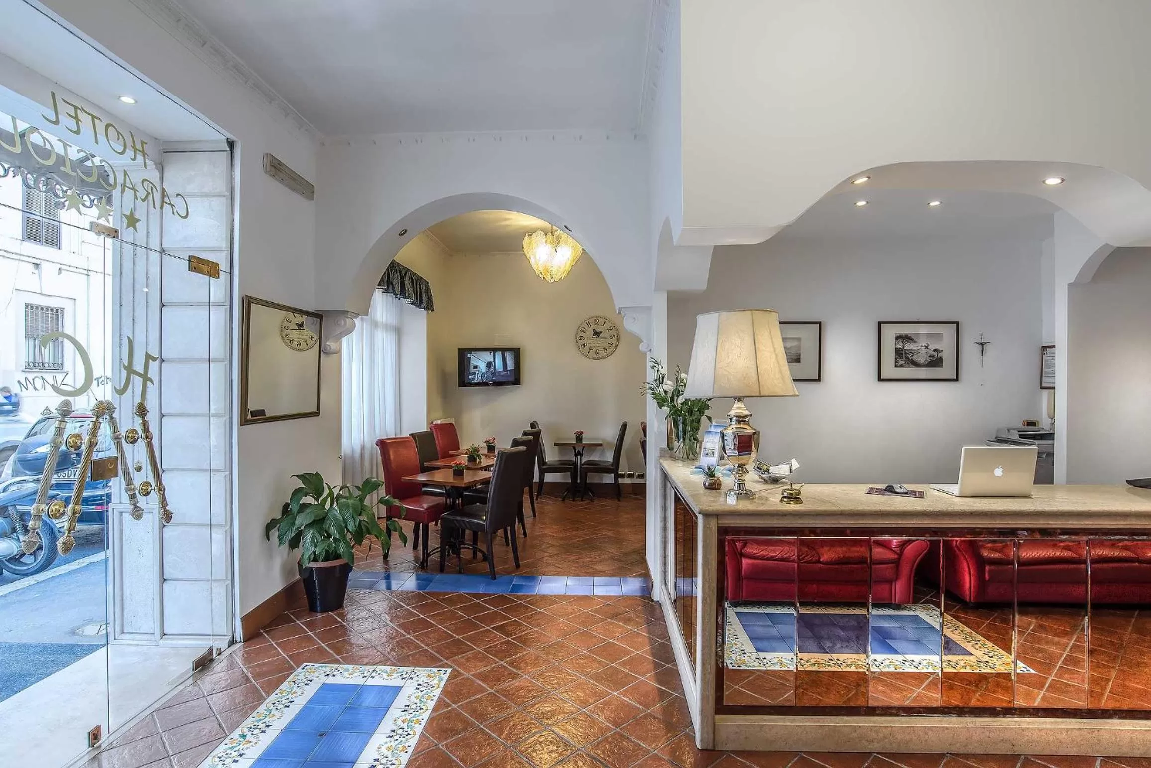 Lobby or reception in Hotel Caracciolo