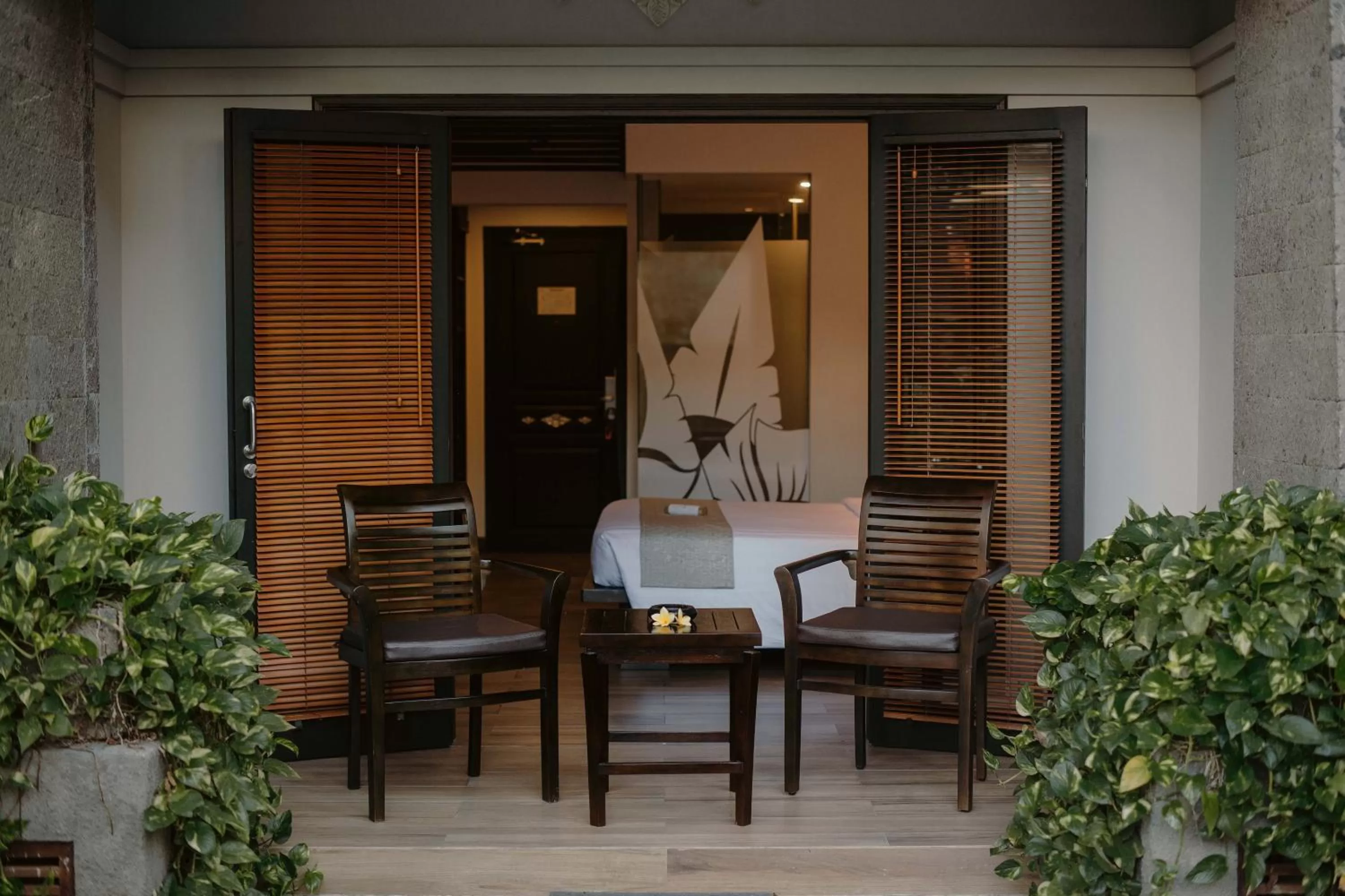Balcony/Terrace in The Vira Bali Boutique Hotel & Suite