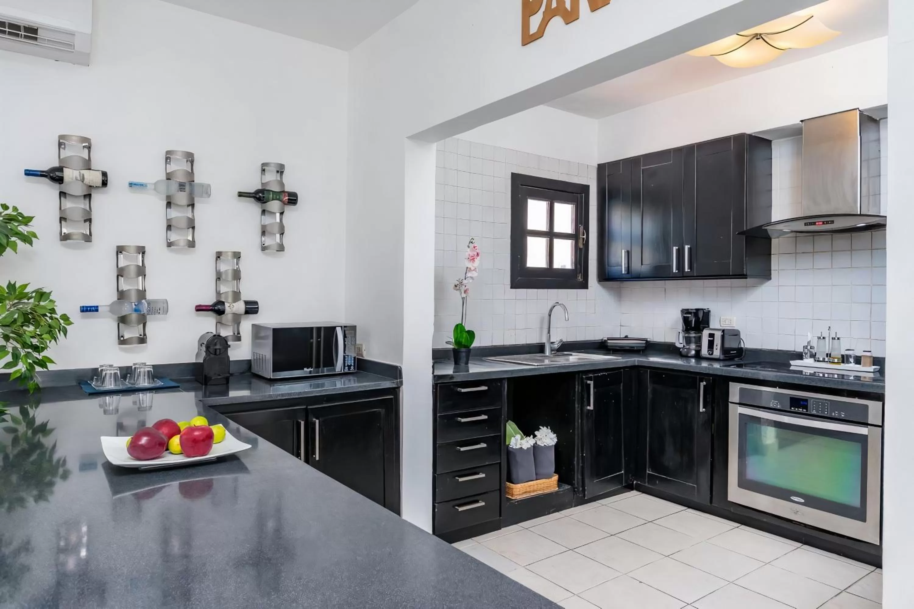 Kitchen or kitchenette in Flor del Mar Condo Punta Cana Beachfront