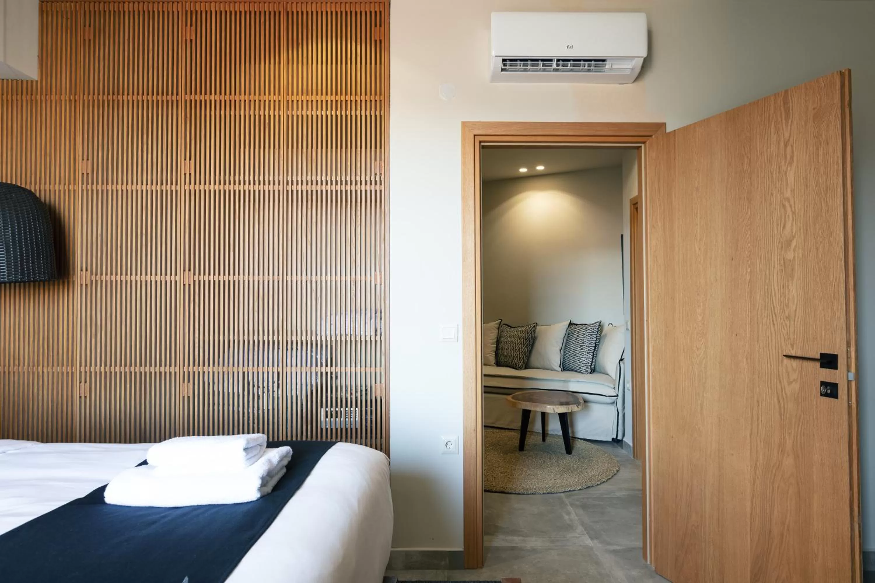 Photo of the whole room, Bed in Chapter 02 Gallery Suites