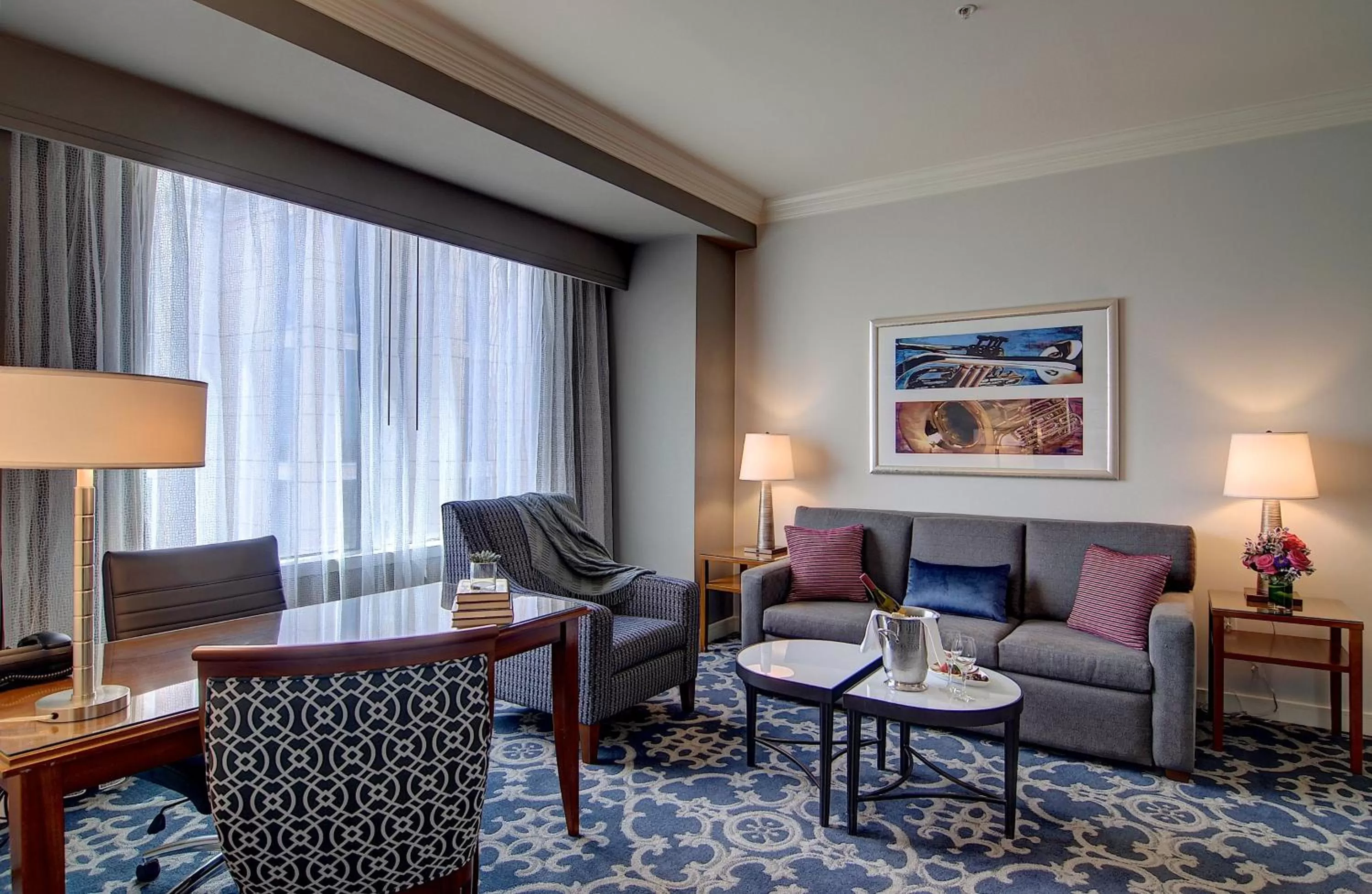 Photo of the whole room in Loews New Orleans Hotel