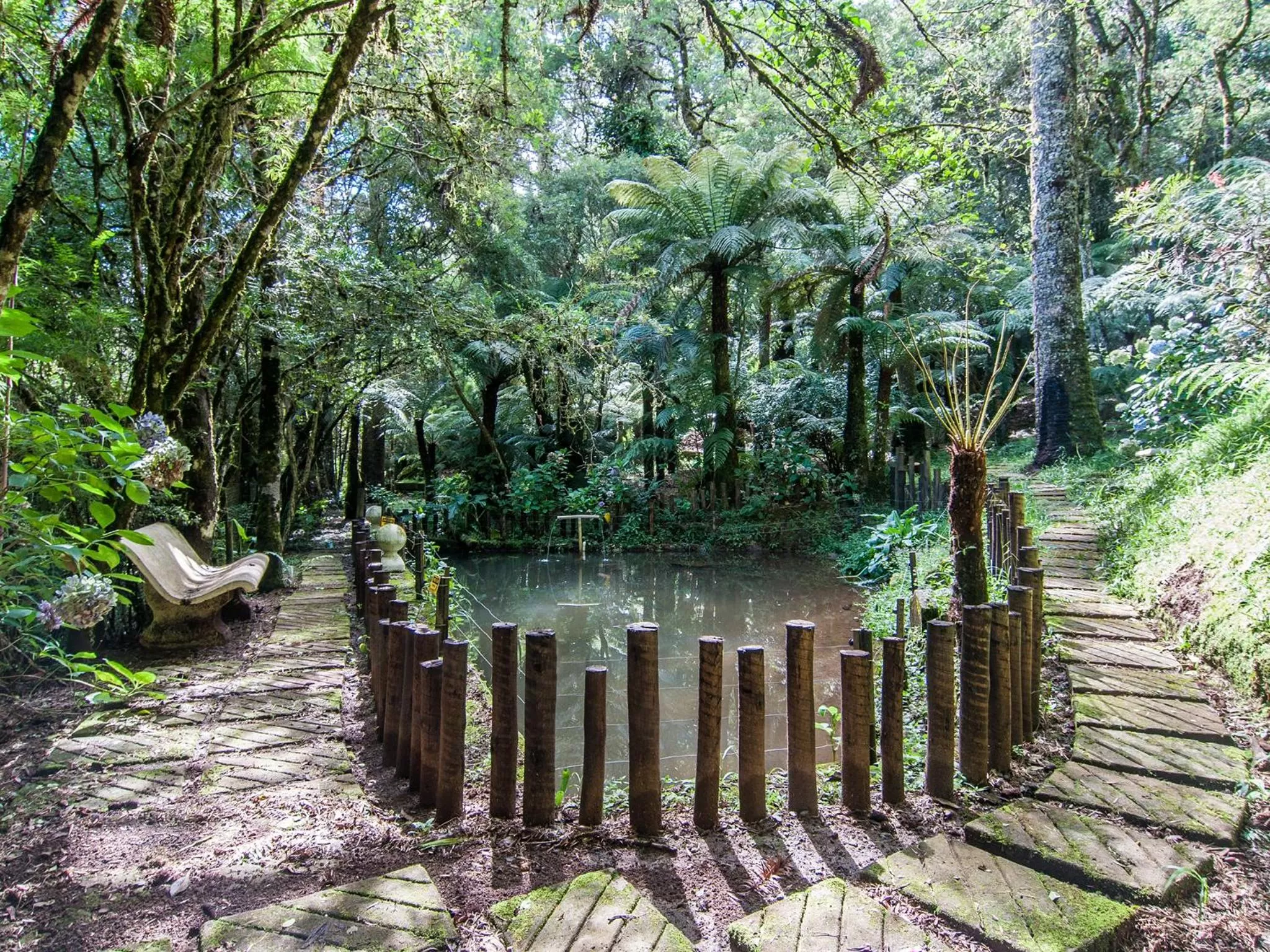 Garden in Pousada Ricanto Amore Mio