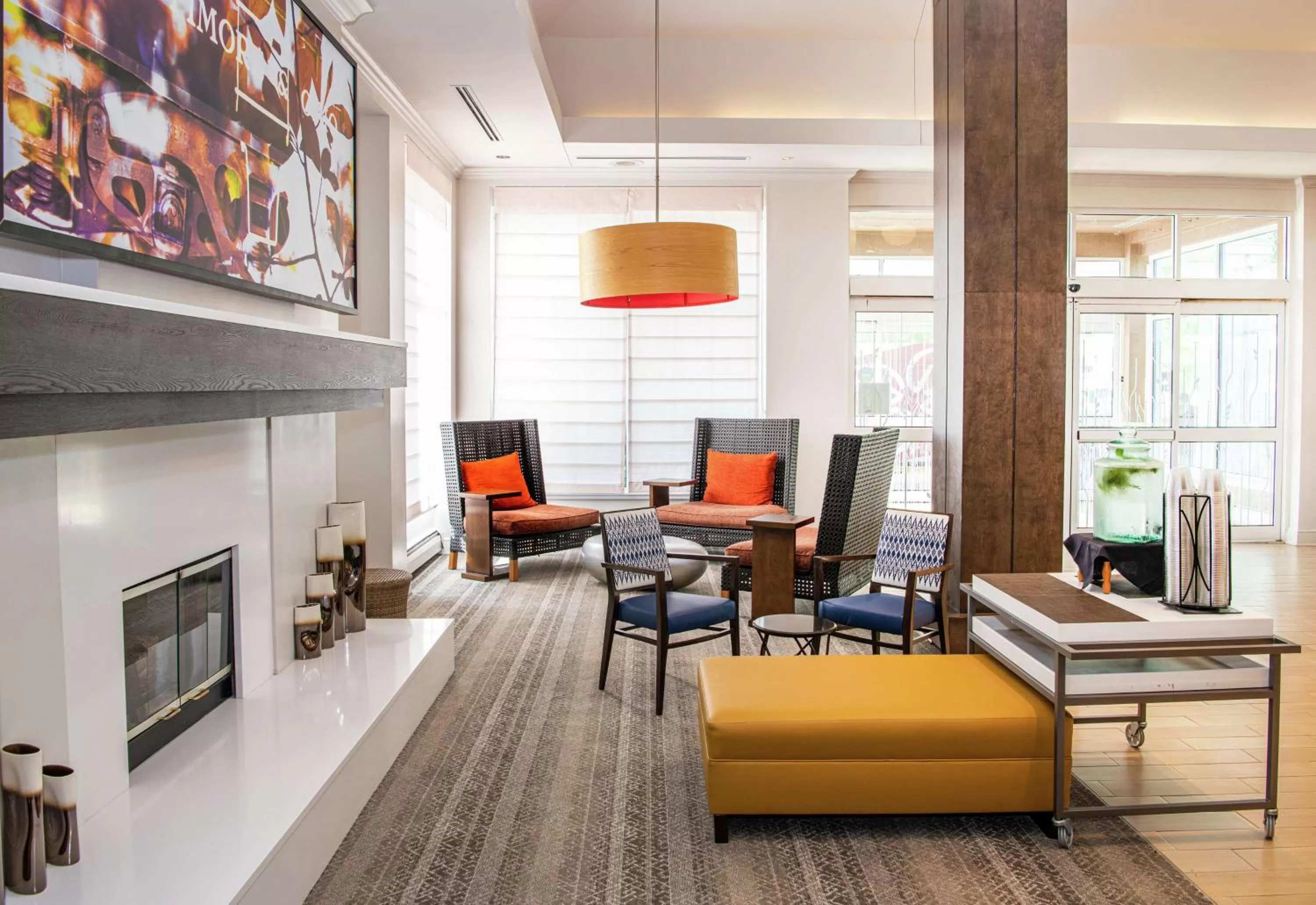 Lobby or reception in Hilton Garden Inn BWI Airport