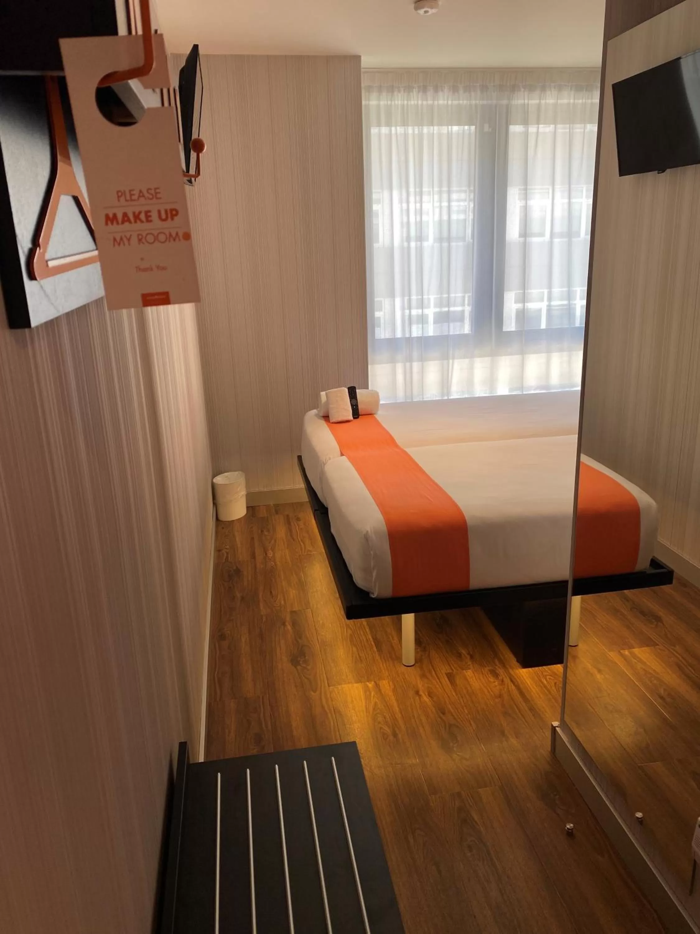 Bed in easyHotel Lisbon