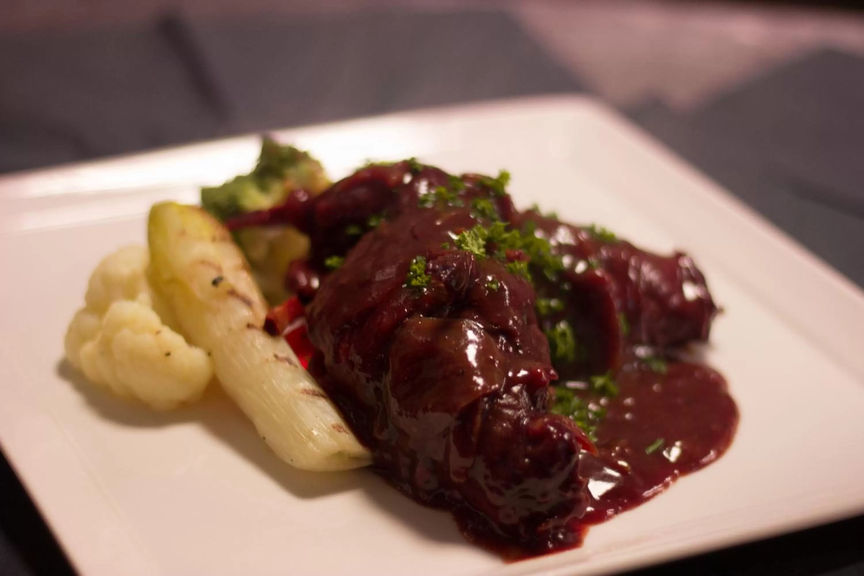 Dinner, Food in Hotel Brasserie de Kroon