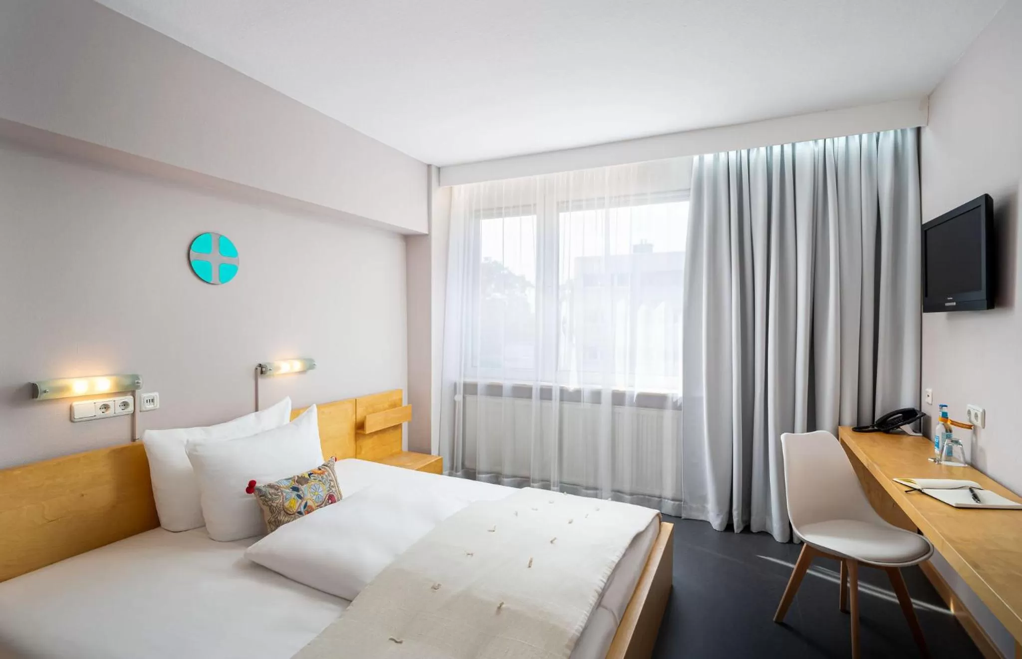 Bed in mainhaus Stadthotel Frankfurt