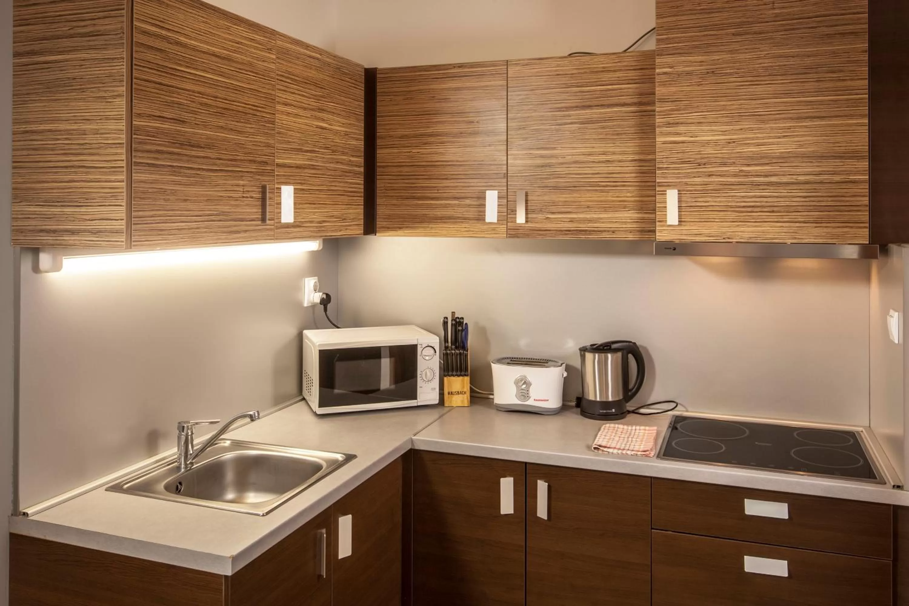 Kitchen or kitchenette in Prater Residence Aparthotel