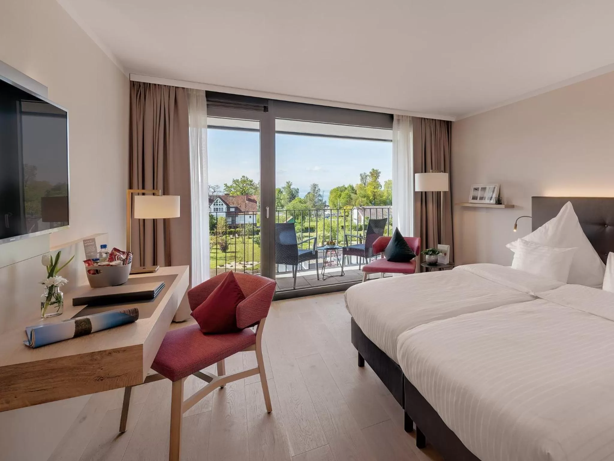 Photo of the whole room, Bed in Hotel Traube am See