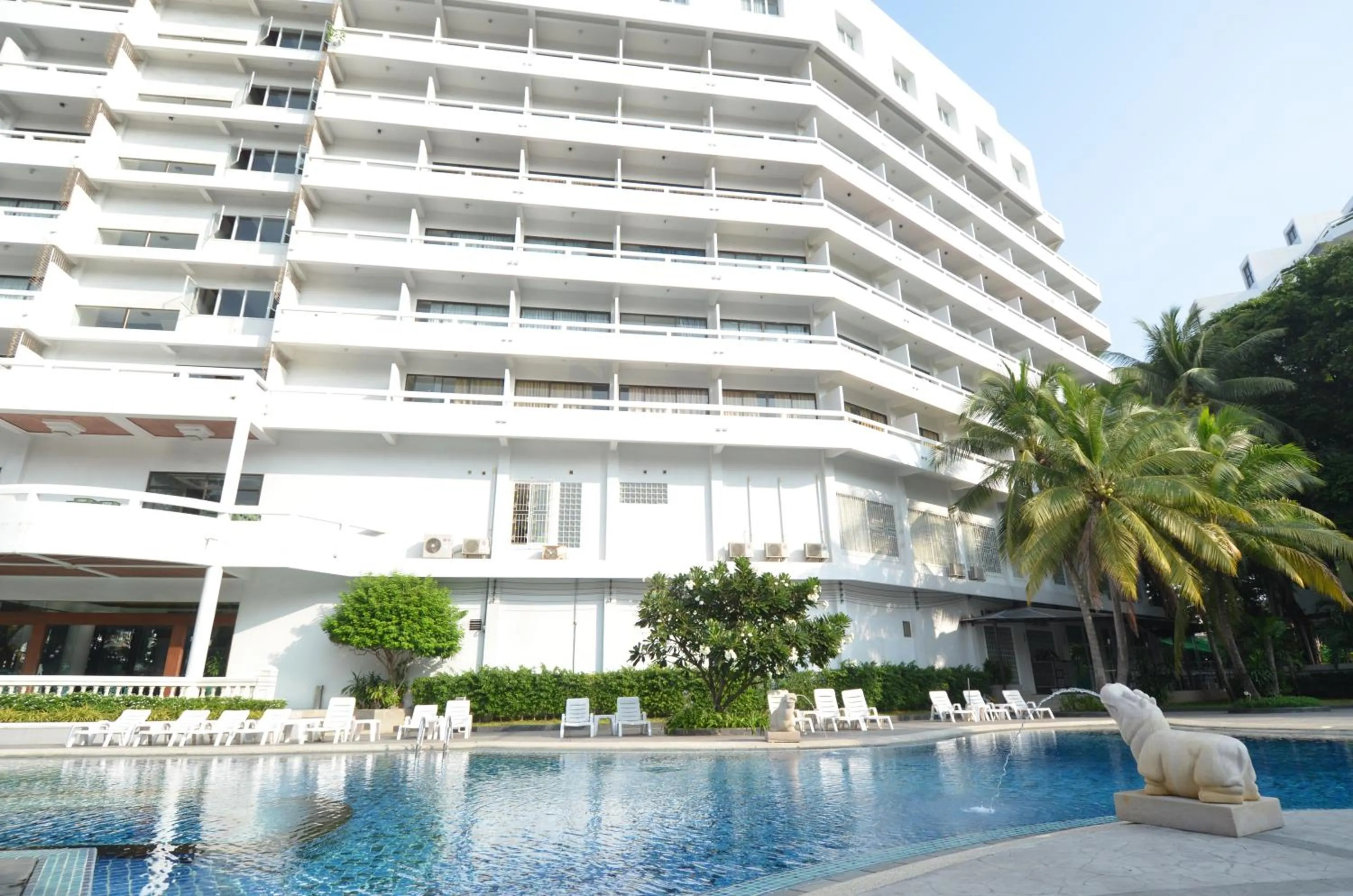 Property building in Welcome Plaza Hotel Pattaya