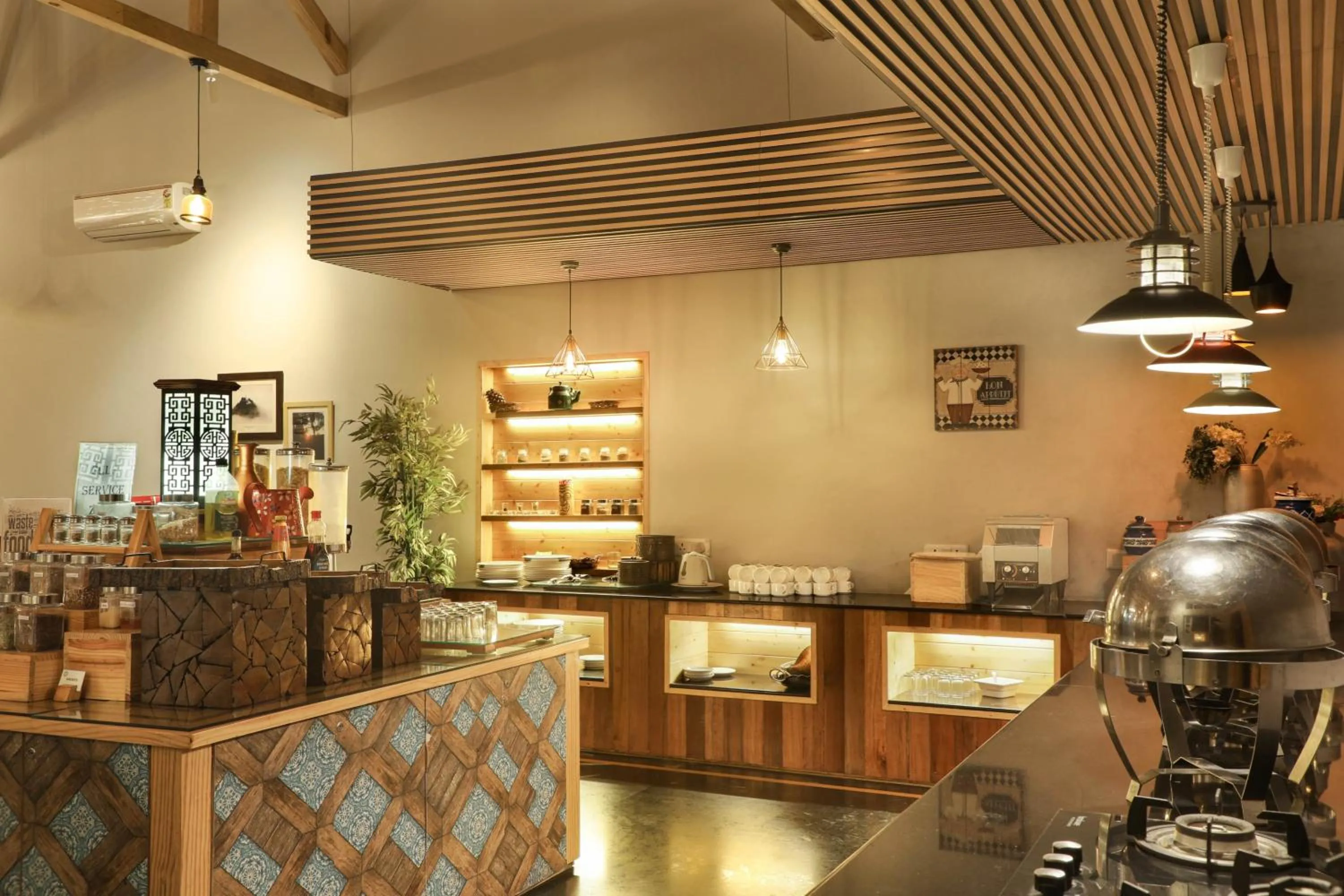 Buffet breakfast in Hotel SunGrace