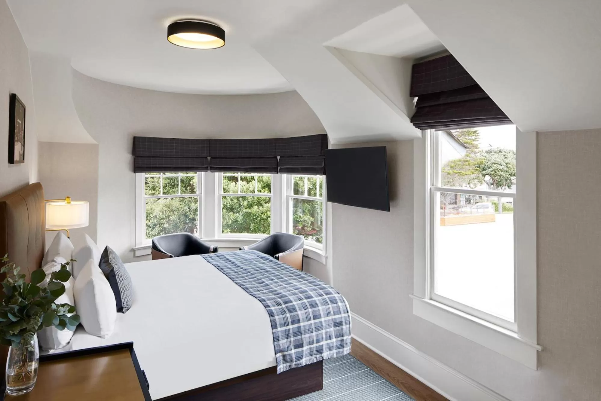 Bed in Gosby House Inn, A Four Sisters Inn