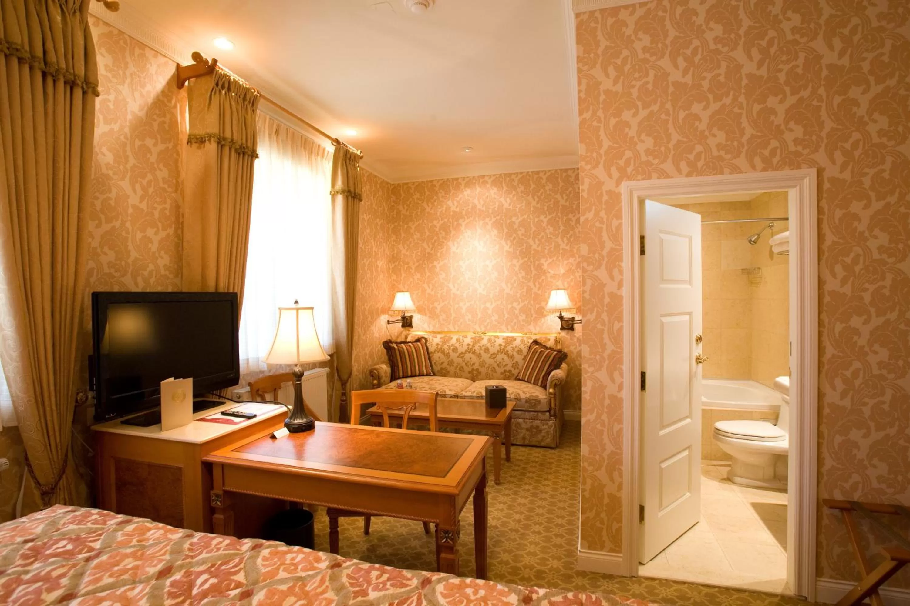 Seating area, Bed in Terelj Hotel & Spa