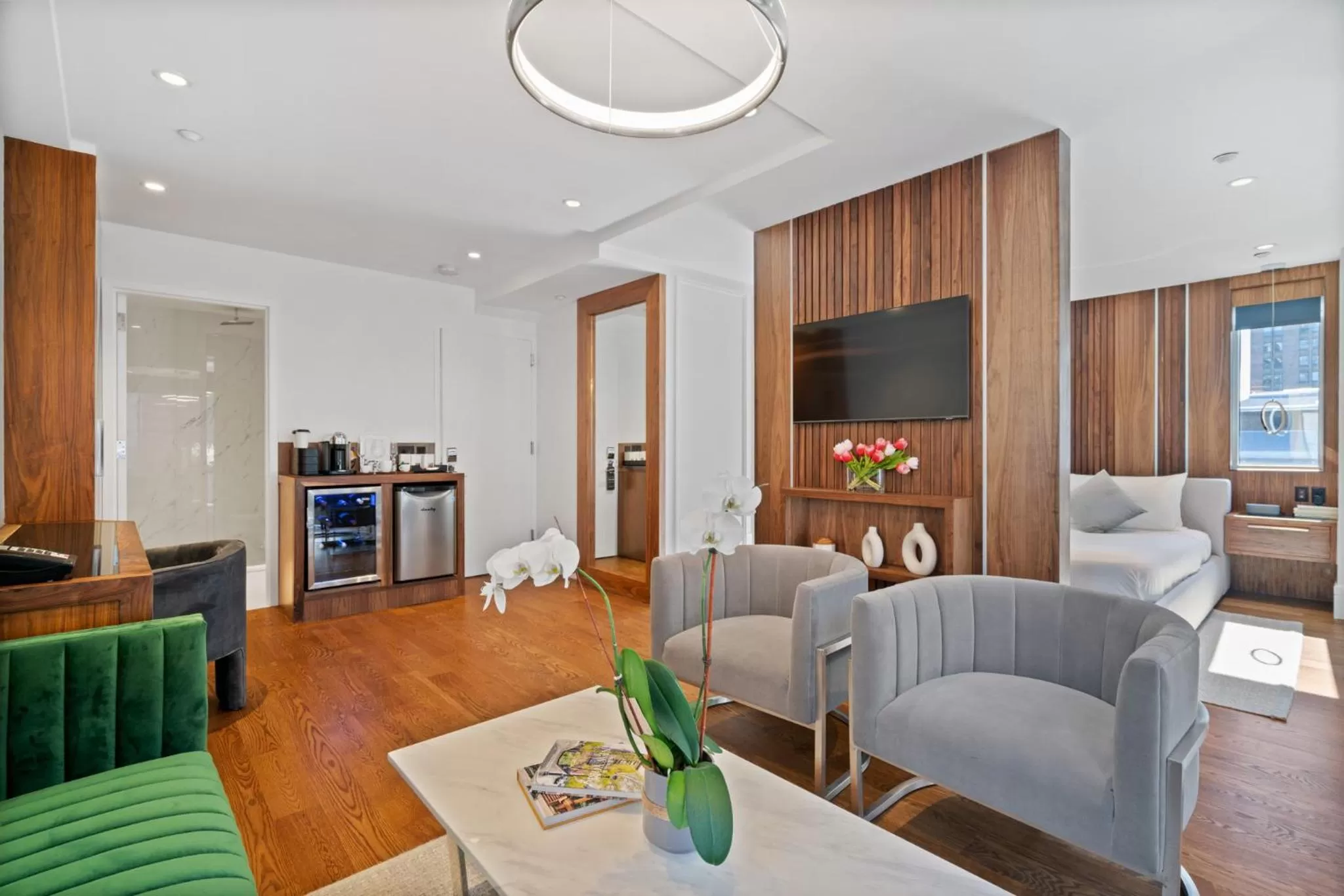 Living room in The Gotham Hotel