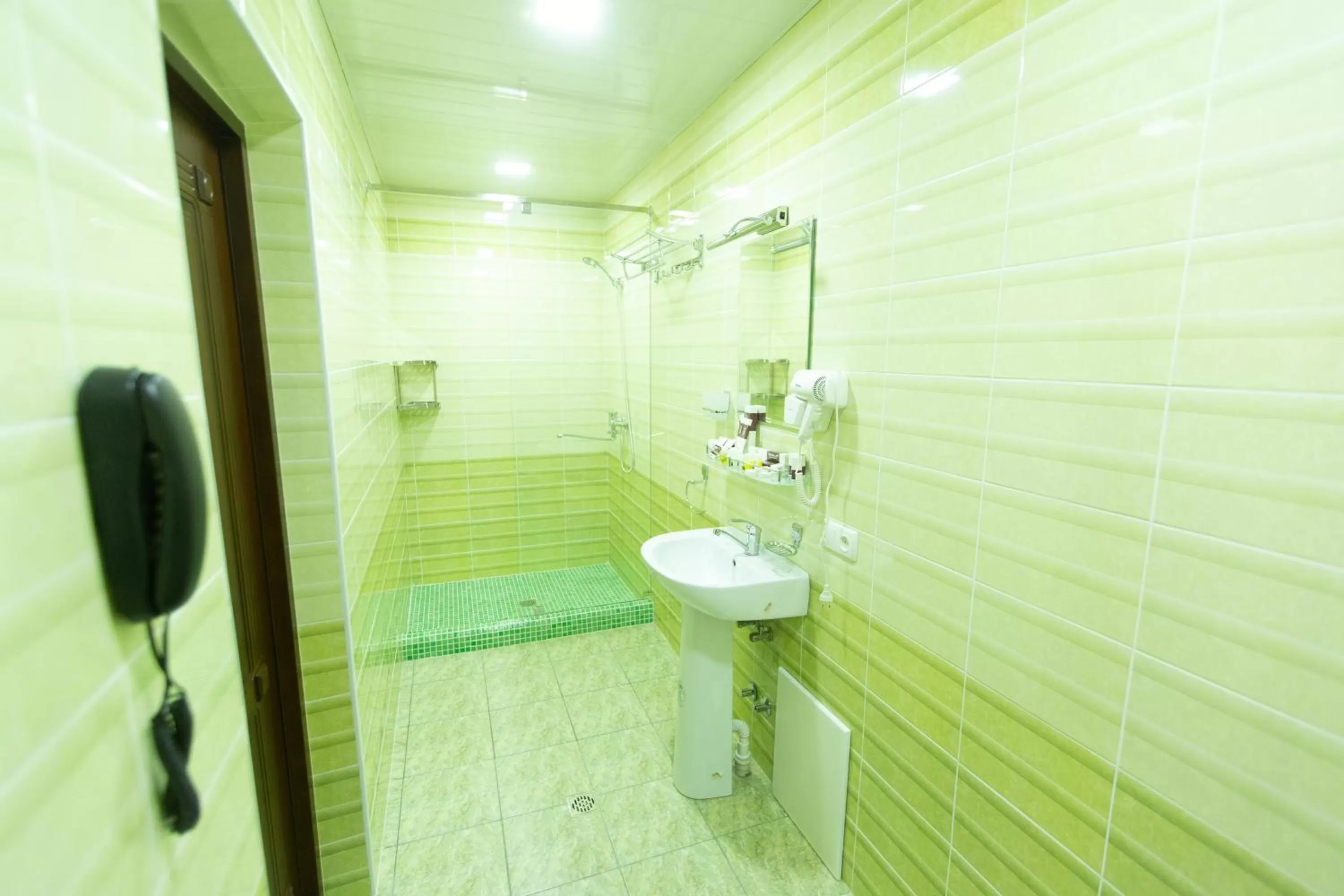 Shower in Mirzo Boutique Hotel