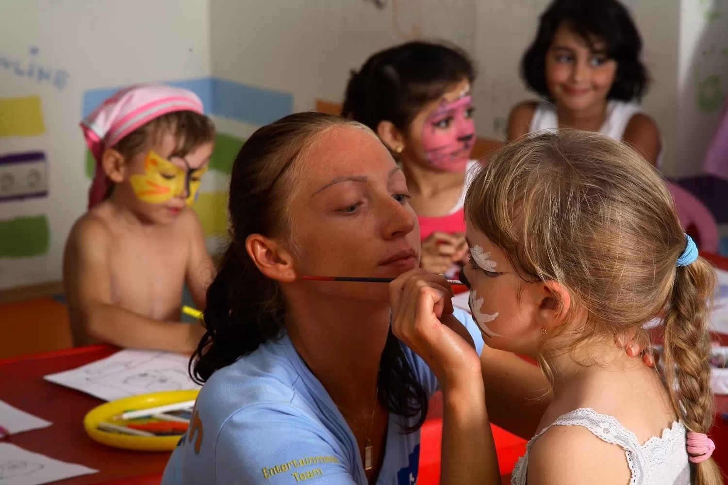 young children in La Blanche Resort & Spa