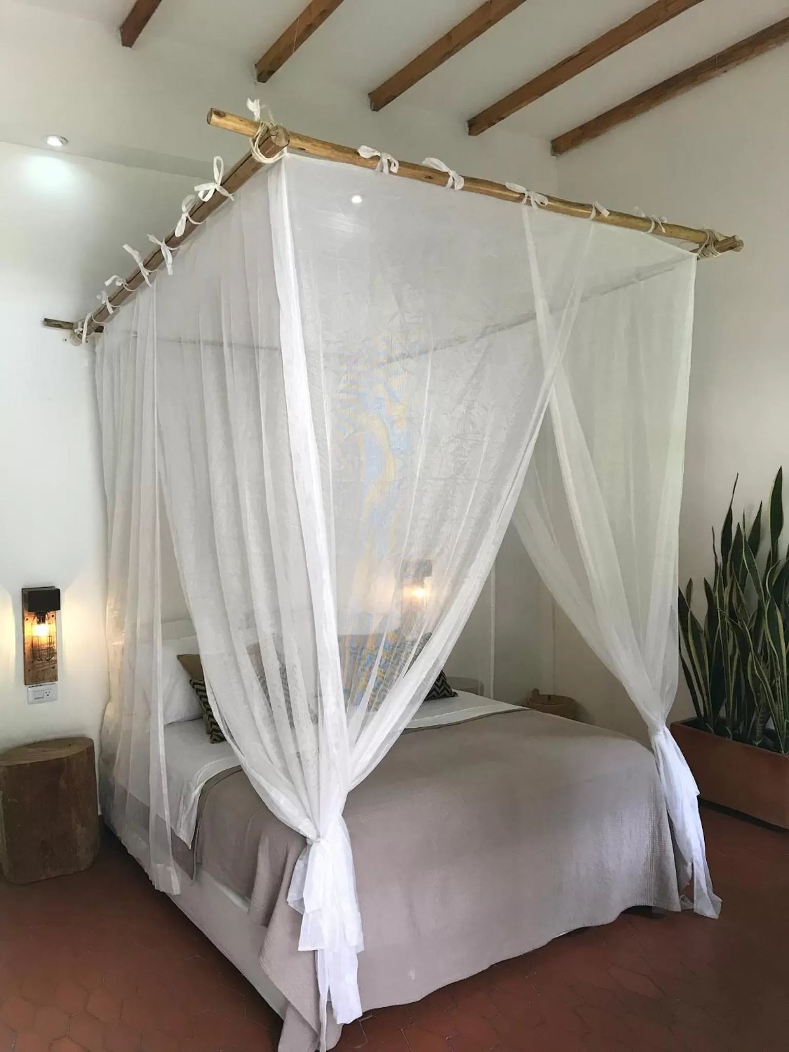 Bed in Waka Hotel Rural