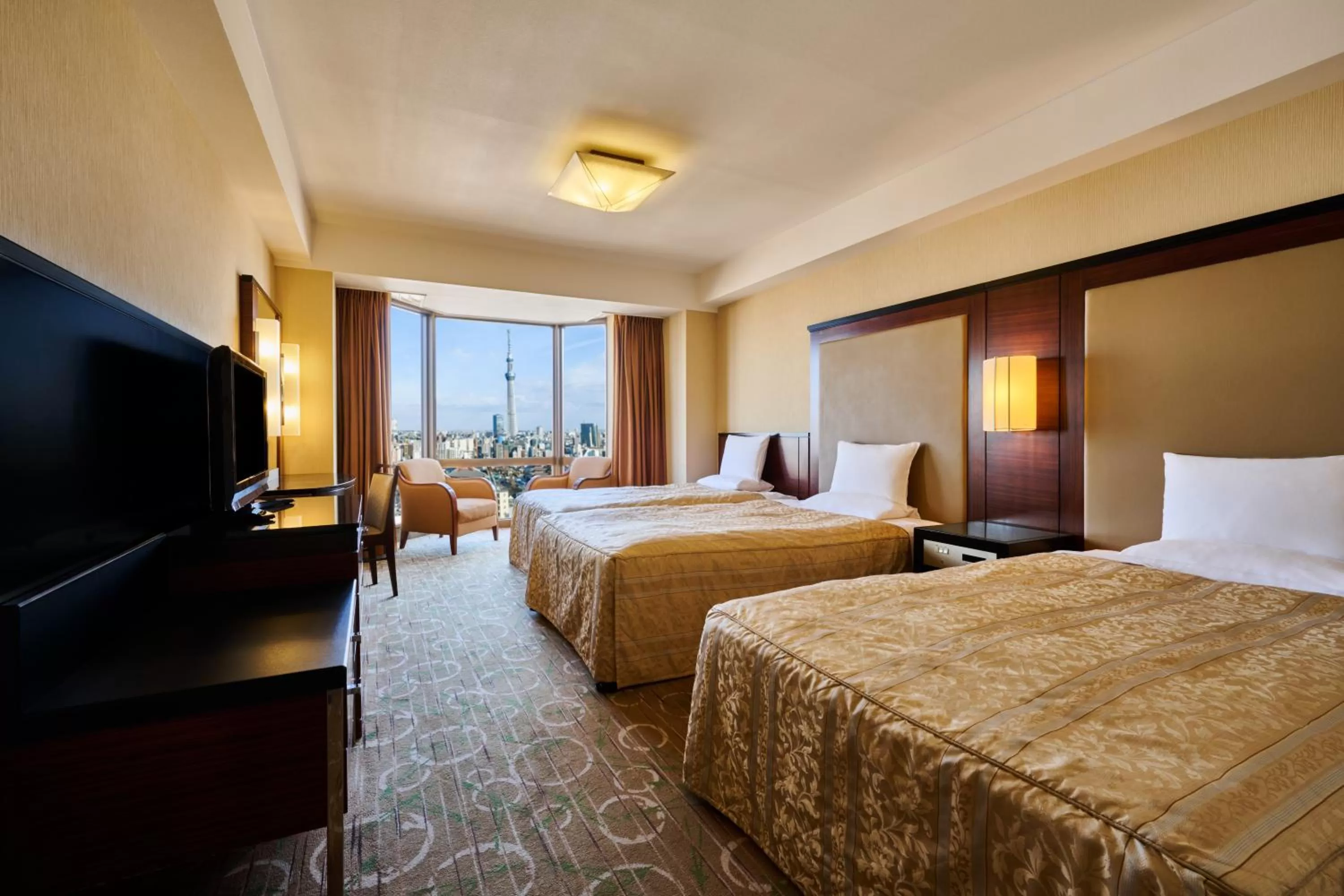 Photo of the whole room, Bed in Asakusa View Hotel