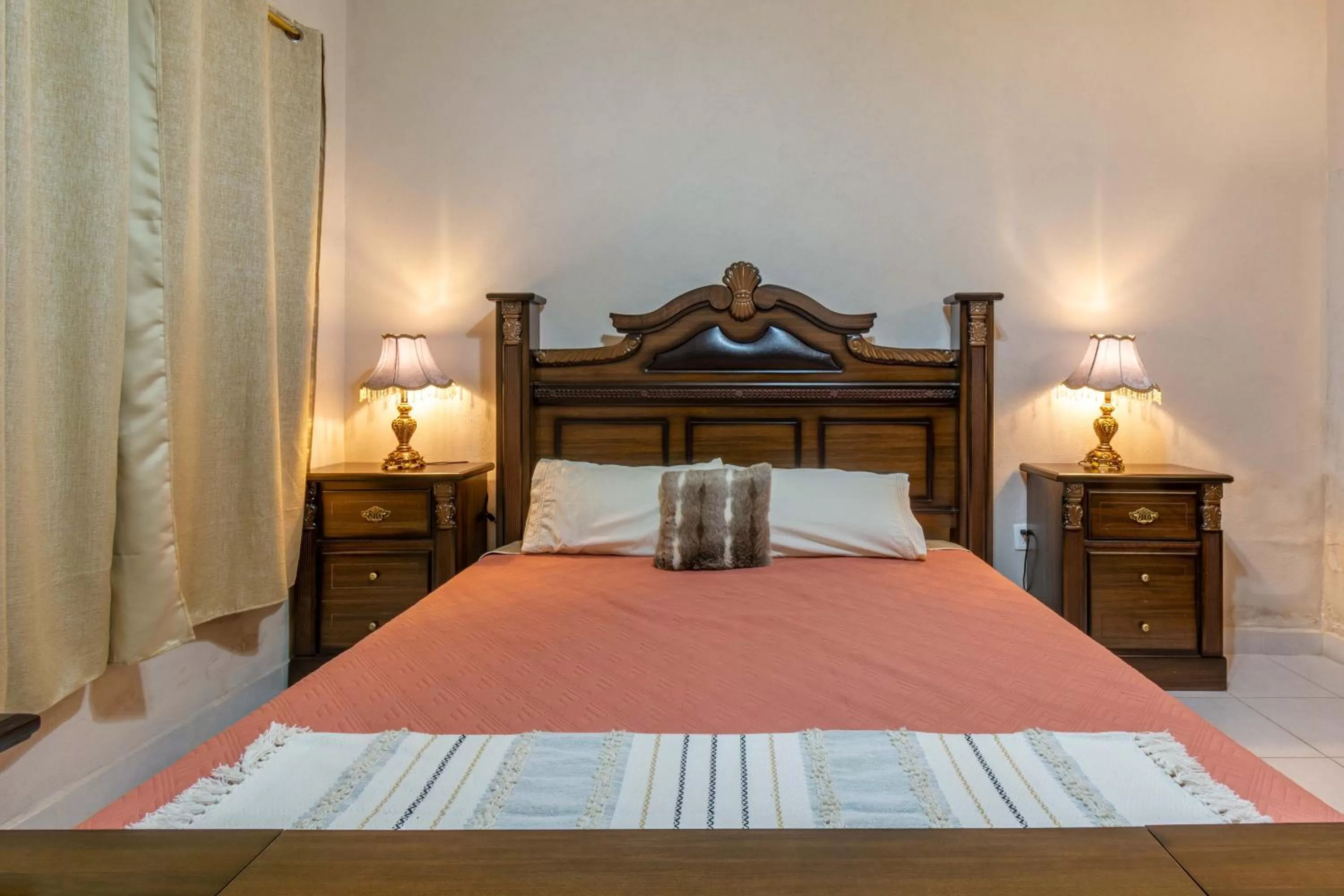 Bed in Hostería Casa Marquez