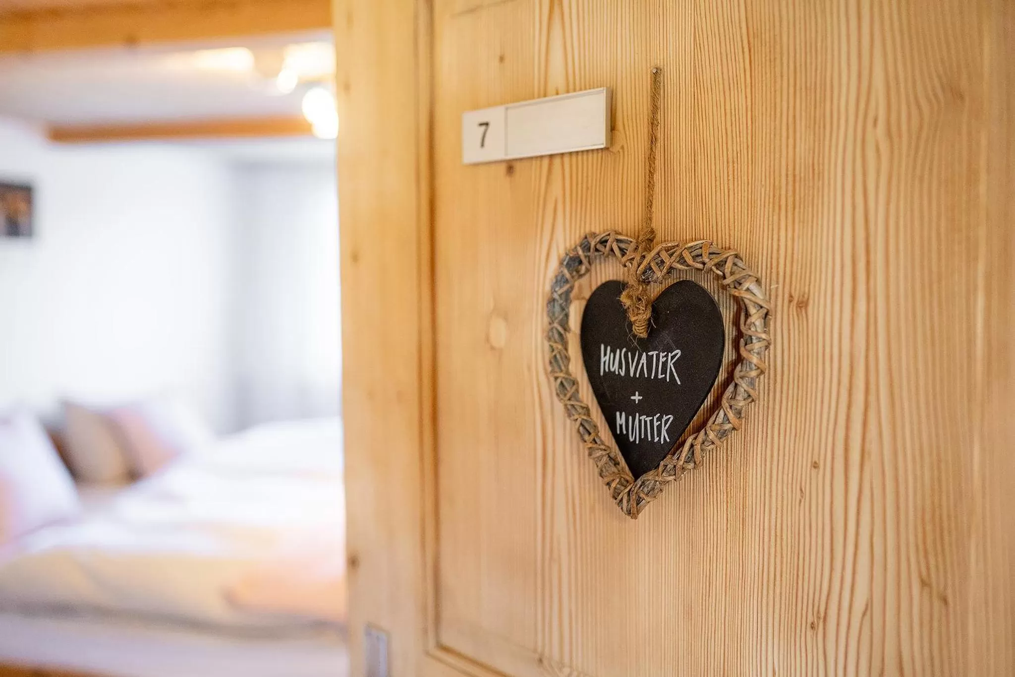 Bedroom in Gästehaus Aemisegg
