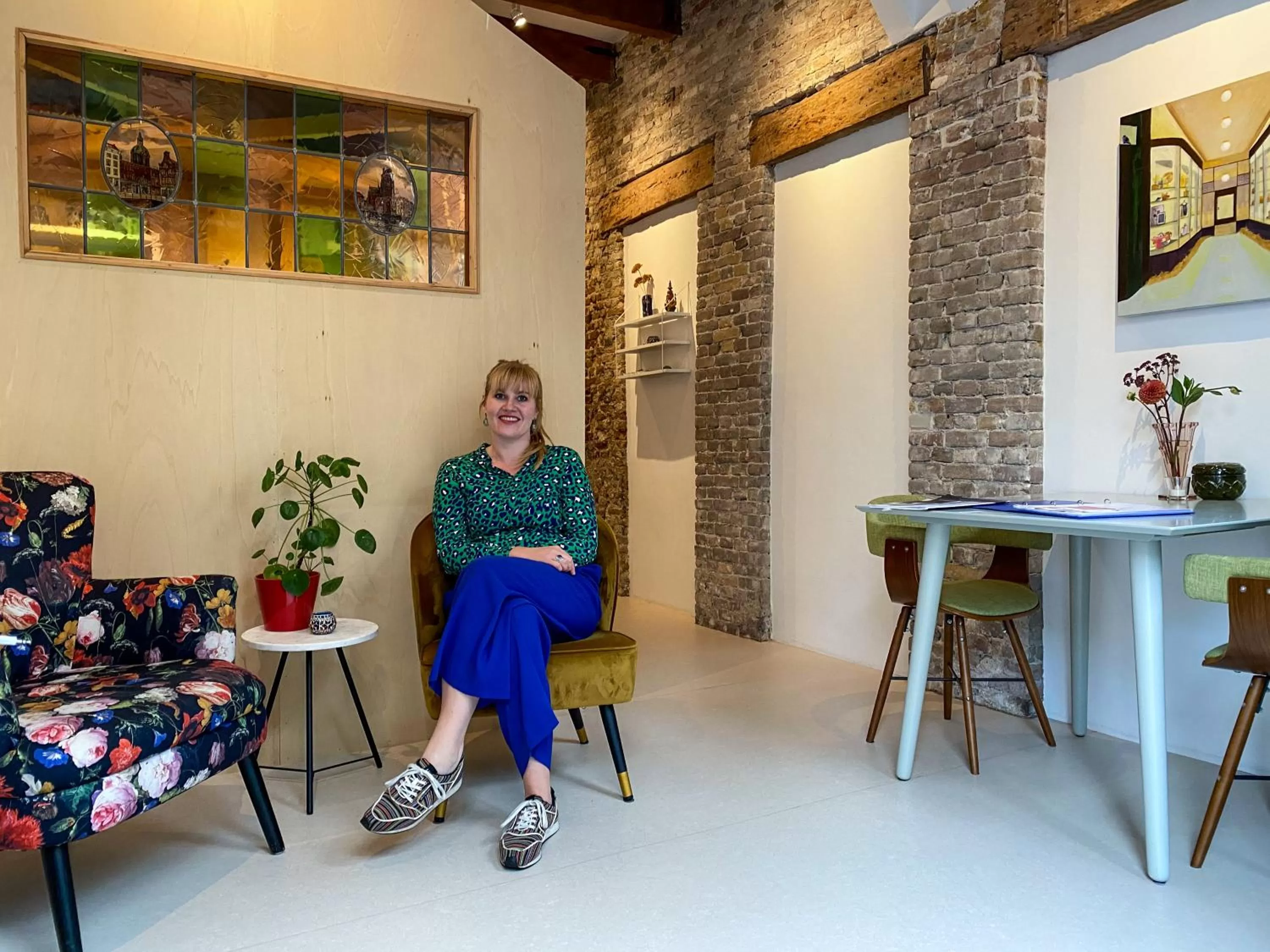 Seating area in B&B À la Lon