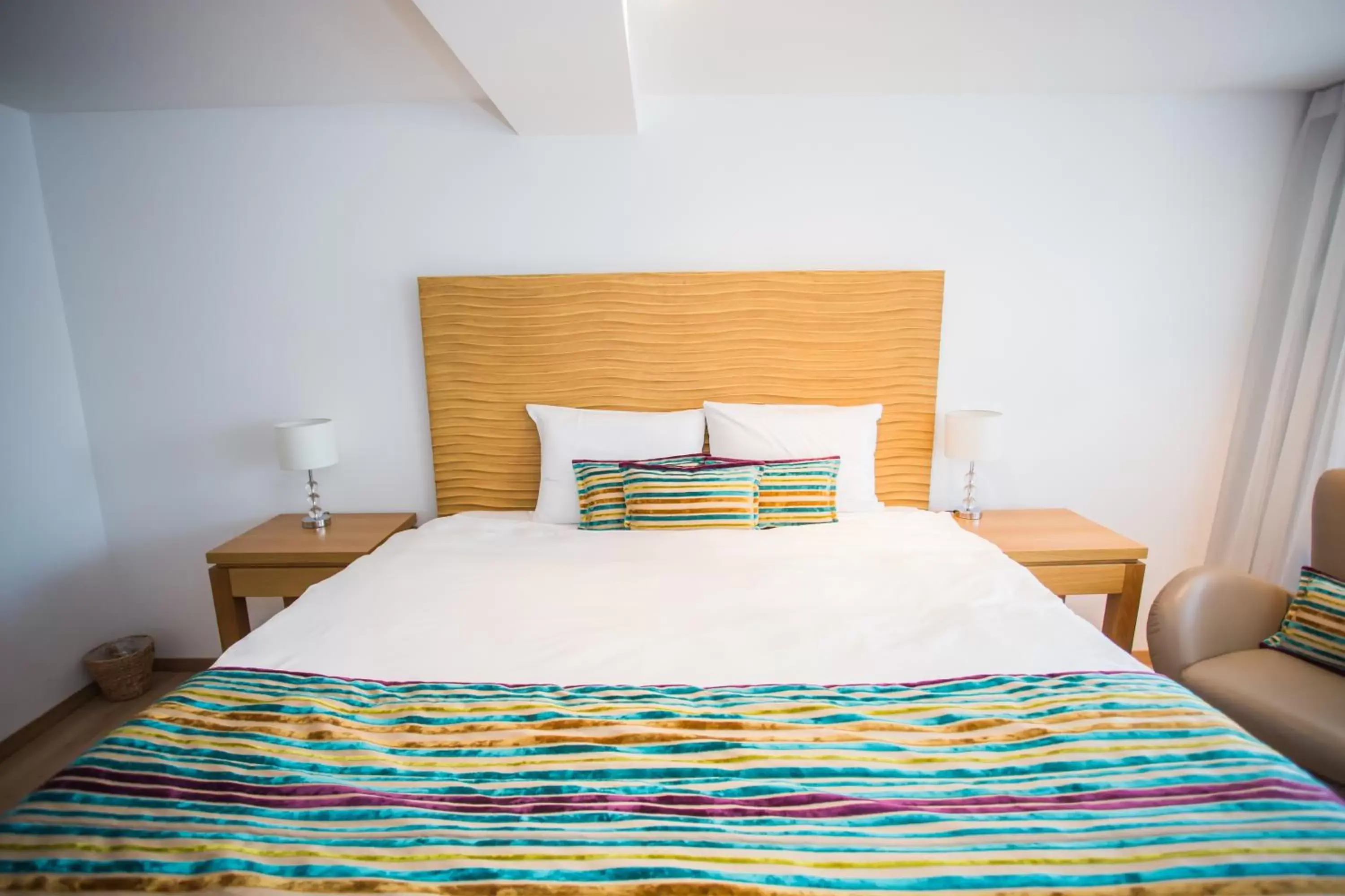 Deluxe Double Room with Garden View in Guest House Le Charlot Deluxe Double Room with Garden View in Guest House Le Charlot