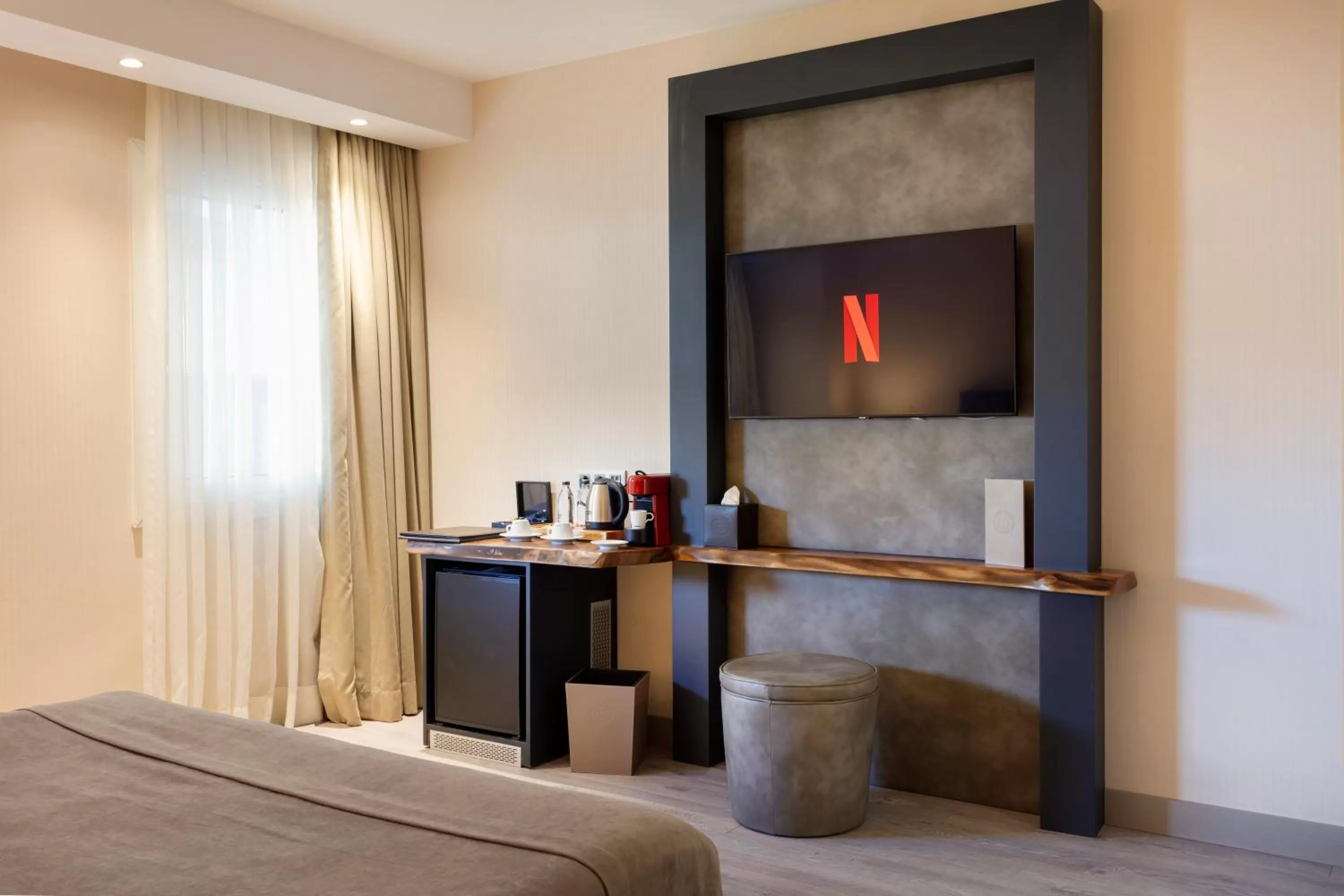 TV and multimedia, Bed in Buem Hotel Koşuyolu